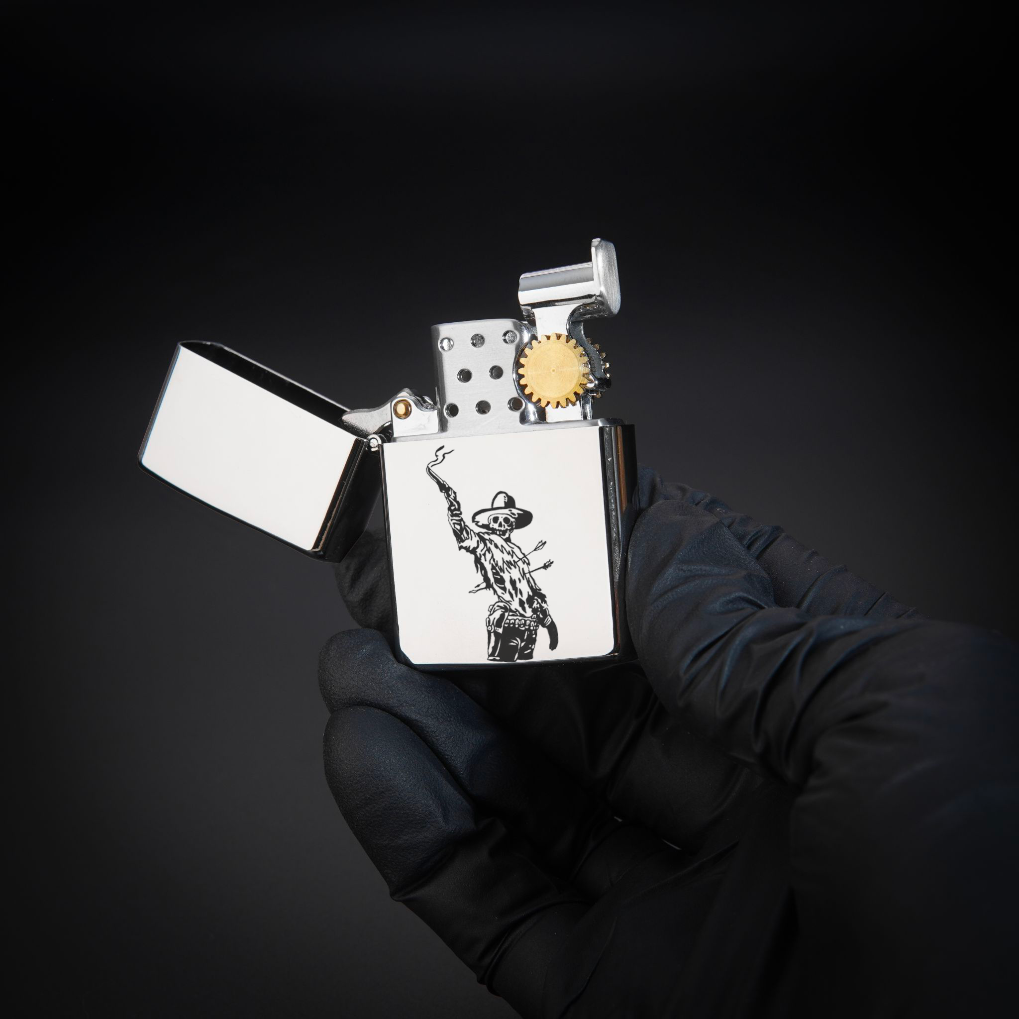 Briquet essence Cow Boy