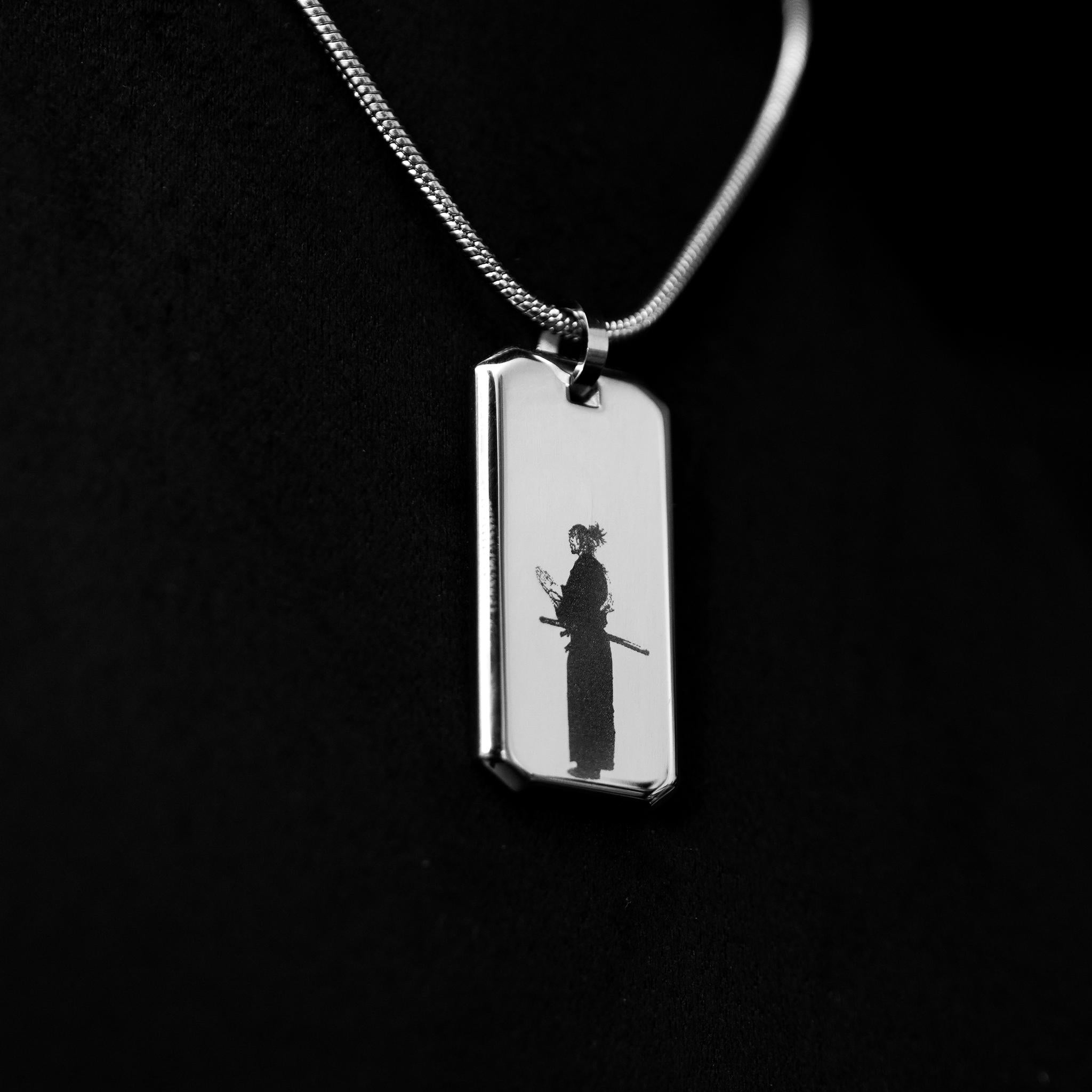 Collier avec pendentif Miyamoto Musashi