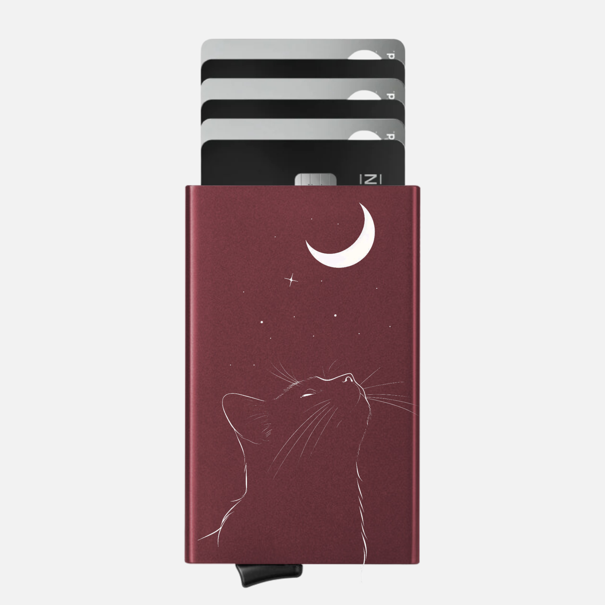 Porte-cartes Chat Lune