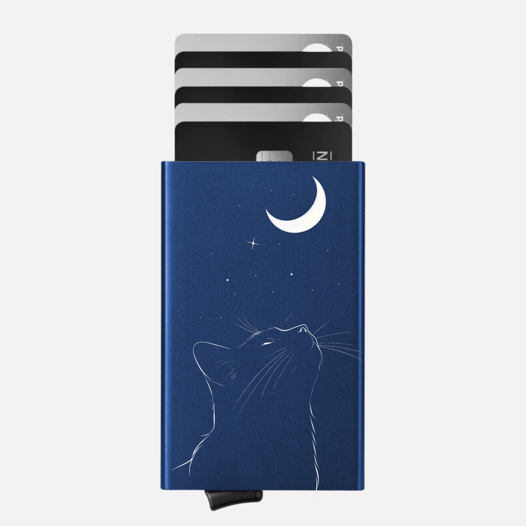 Porte-cartes Chat Lune