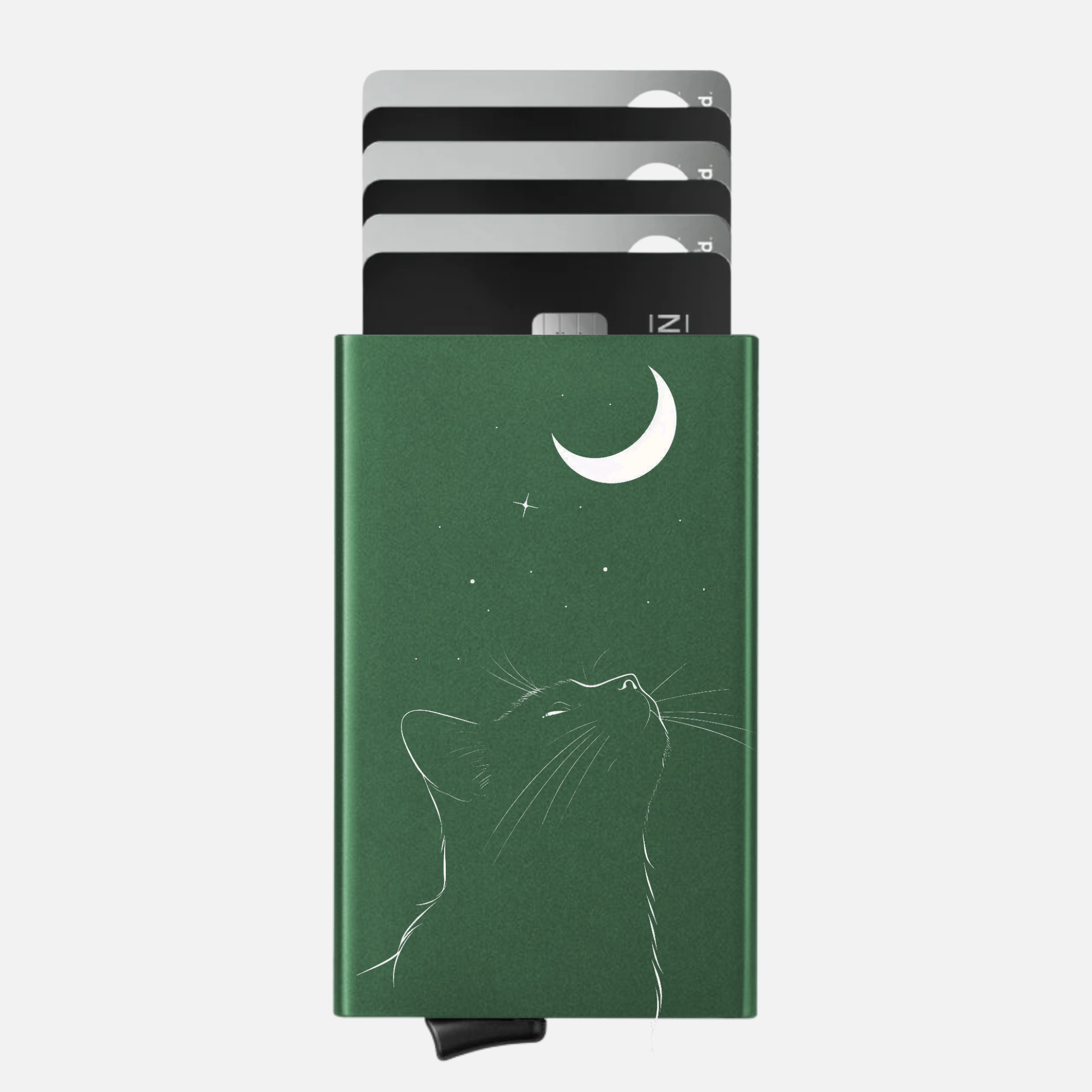 Porte-cartes Chat Lune