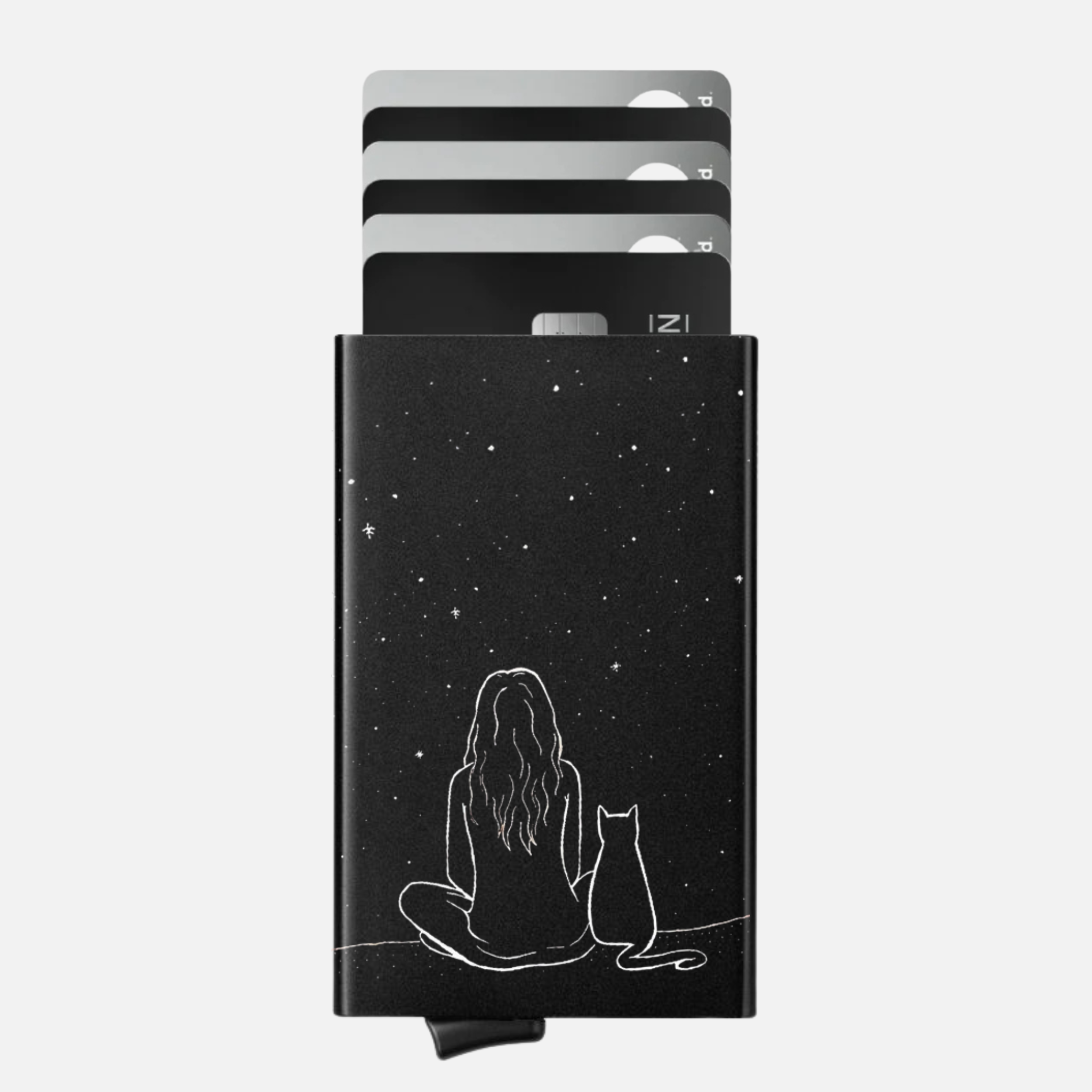 Porte-cartes Stars & Cat