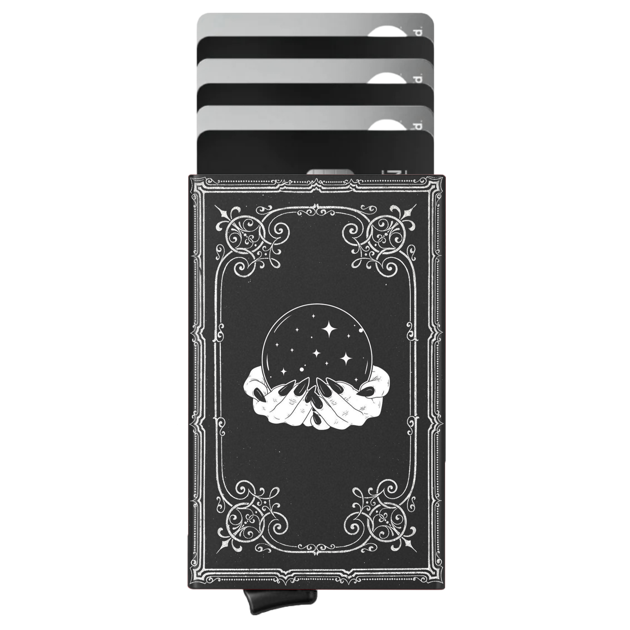 Porte-cartes personnalisé Boule de cristal