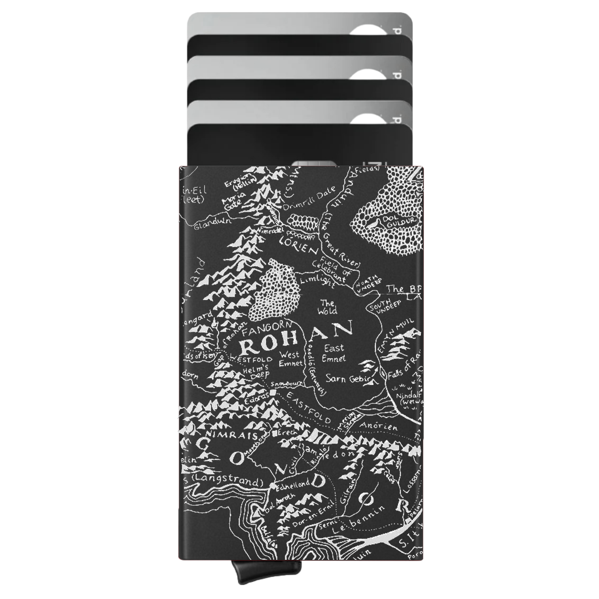 Porte-cartes personnalisé La Terre du Milieu