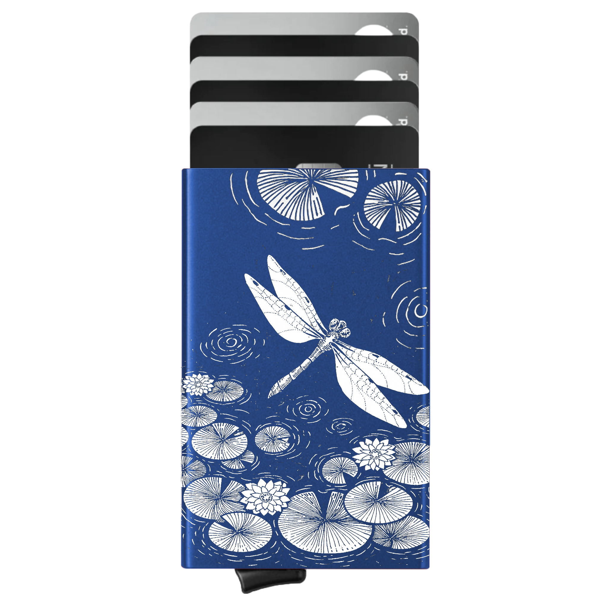 Porte-cartes personnalisé La danse de la libellule