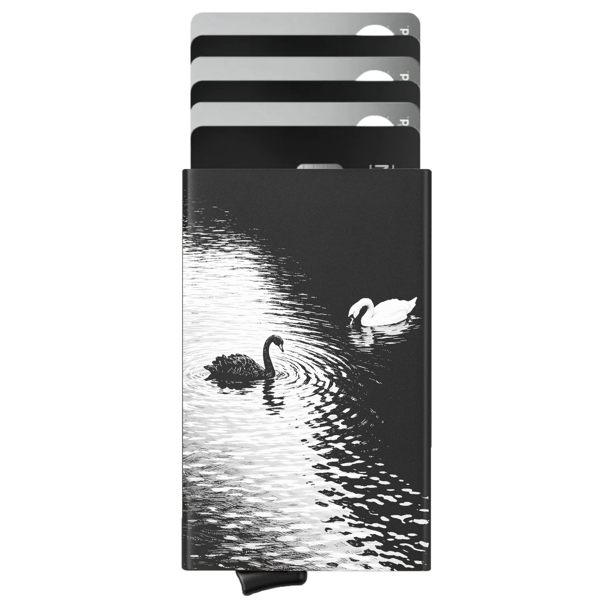 Porte-cartes personnalisé Lac des Cygnes