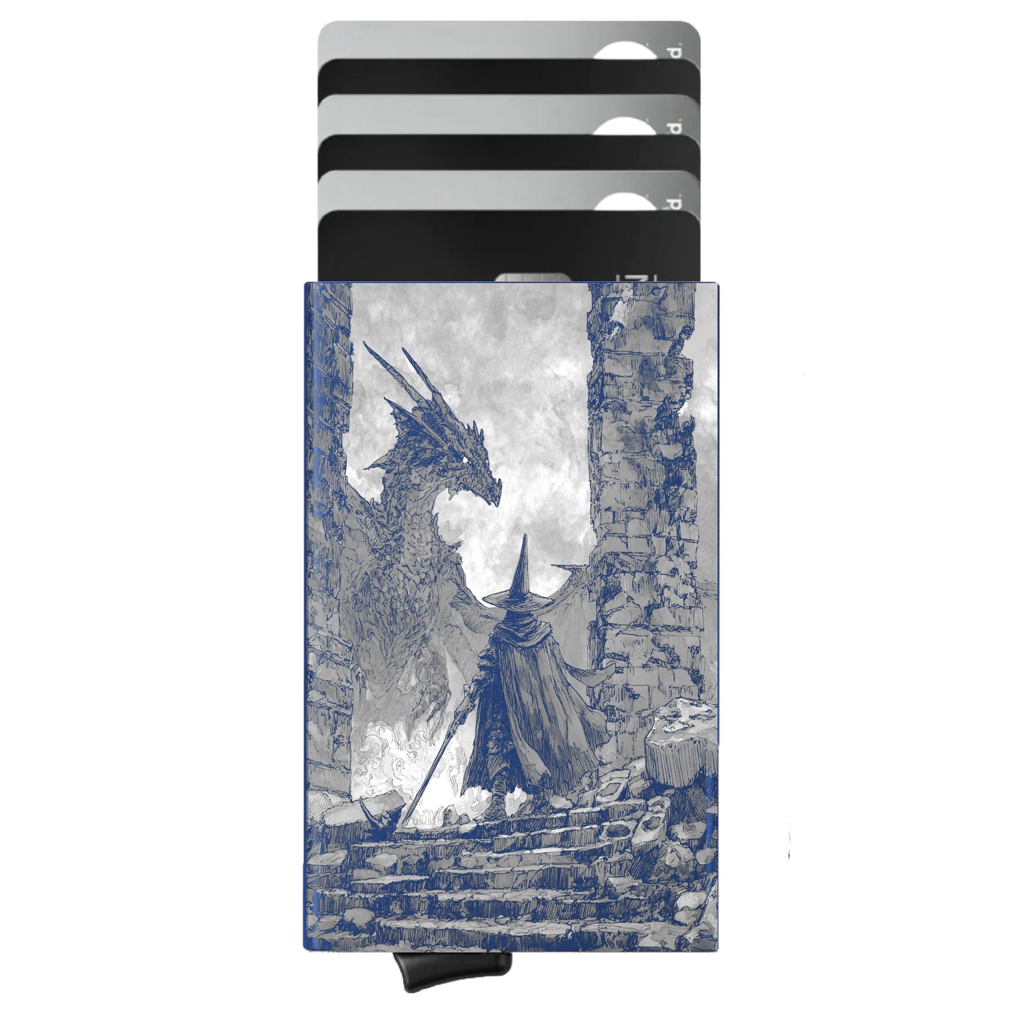 Porte-cartes personnalisé Le Mage Solitaire