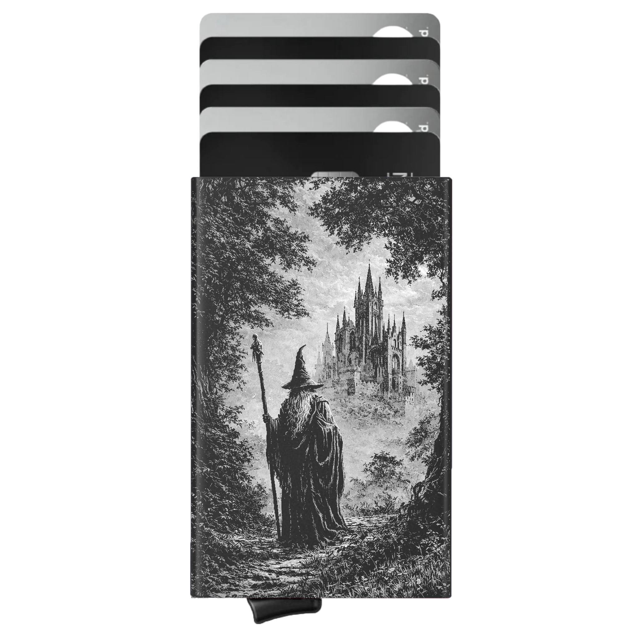 Porte-cartes personnalisé Le Magicien