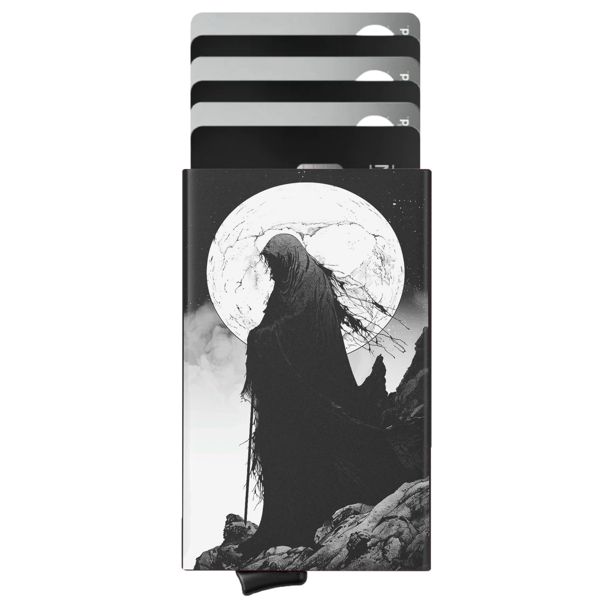 Porte-cartes personnalisé Sombre Lune