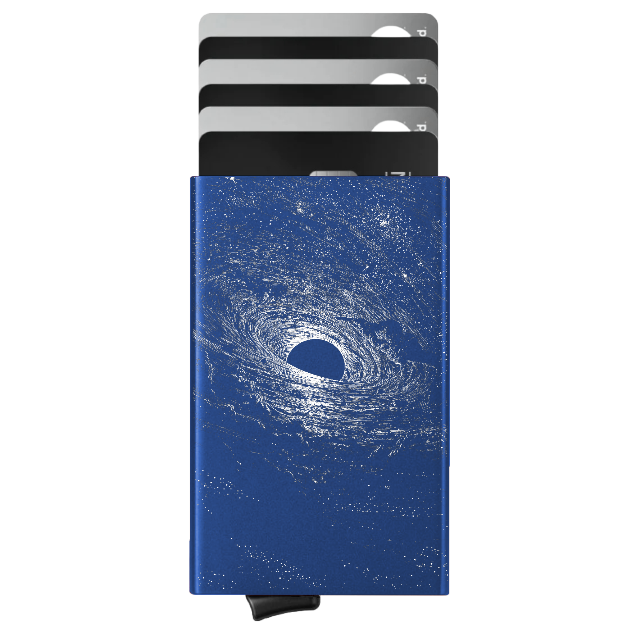 Porte-cartes personnalisé Trou Noir