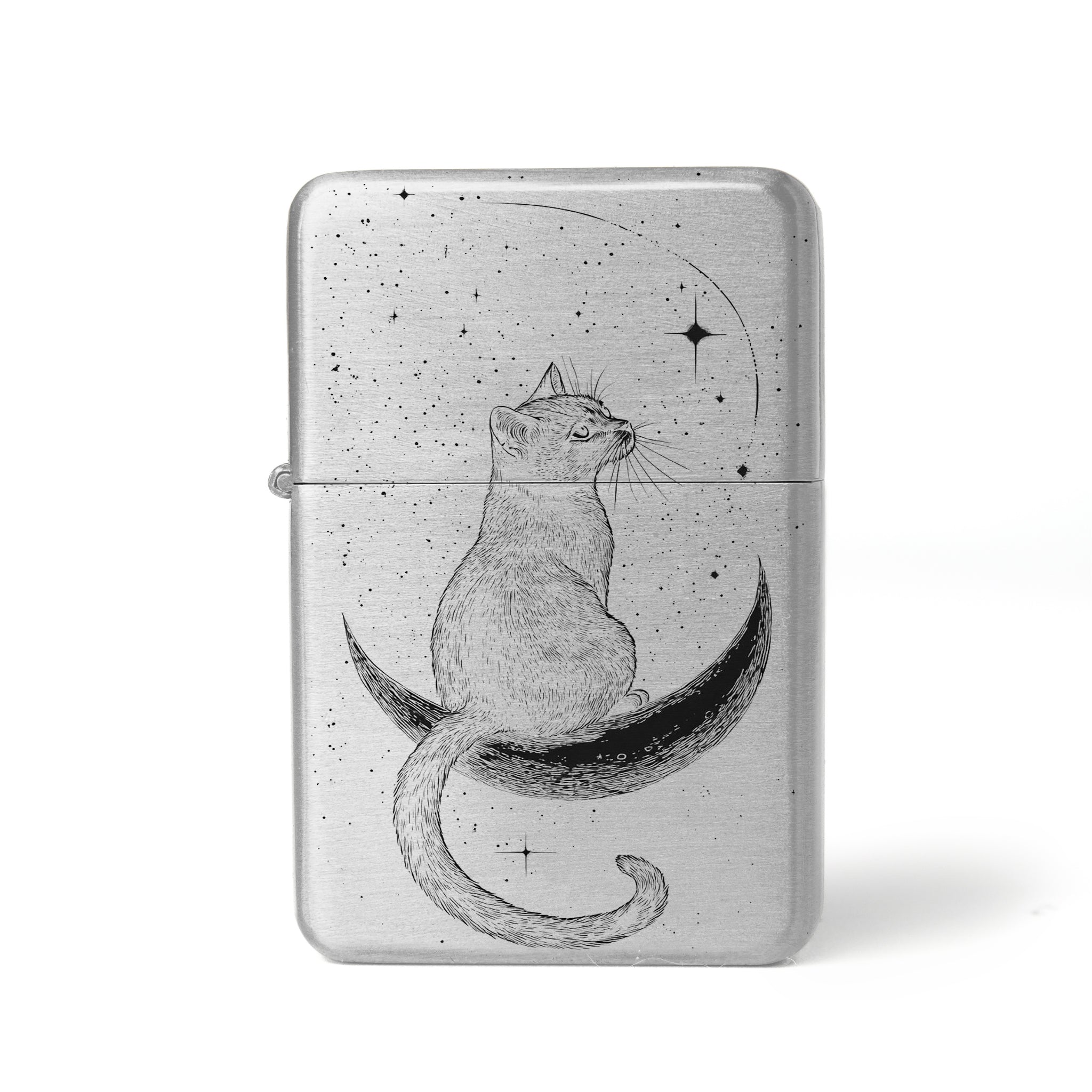 Briquet personnalisé Chat Noir - Briquet Witchy