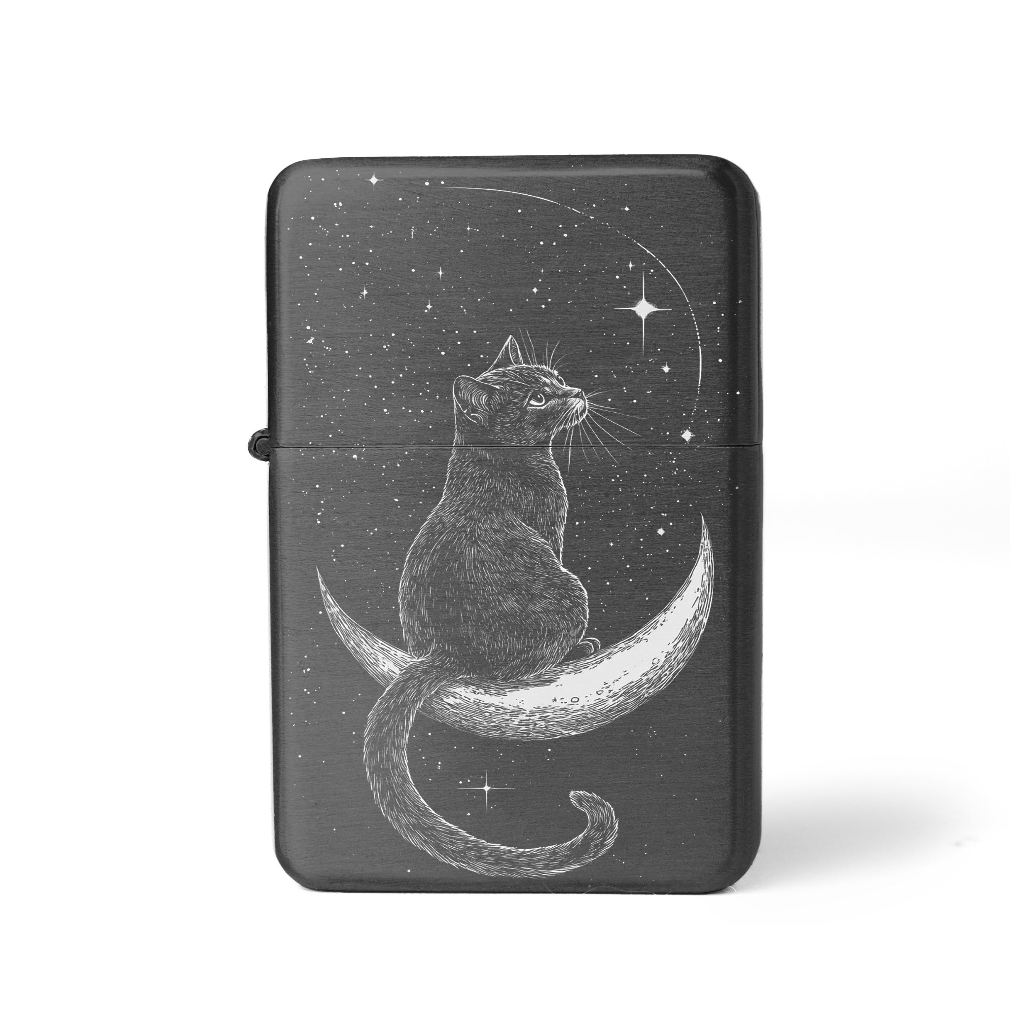Briquet personnalisé Chat Noir - Briquet Witchy