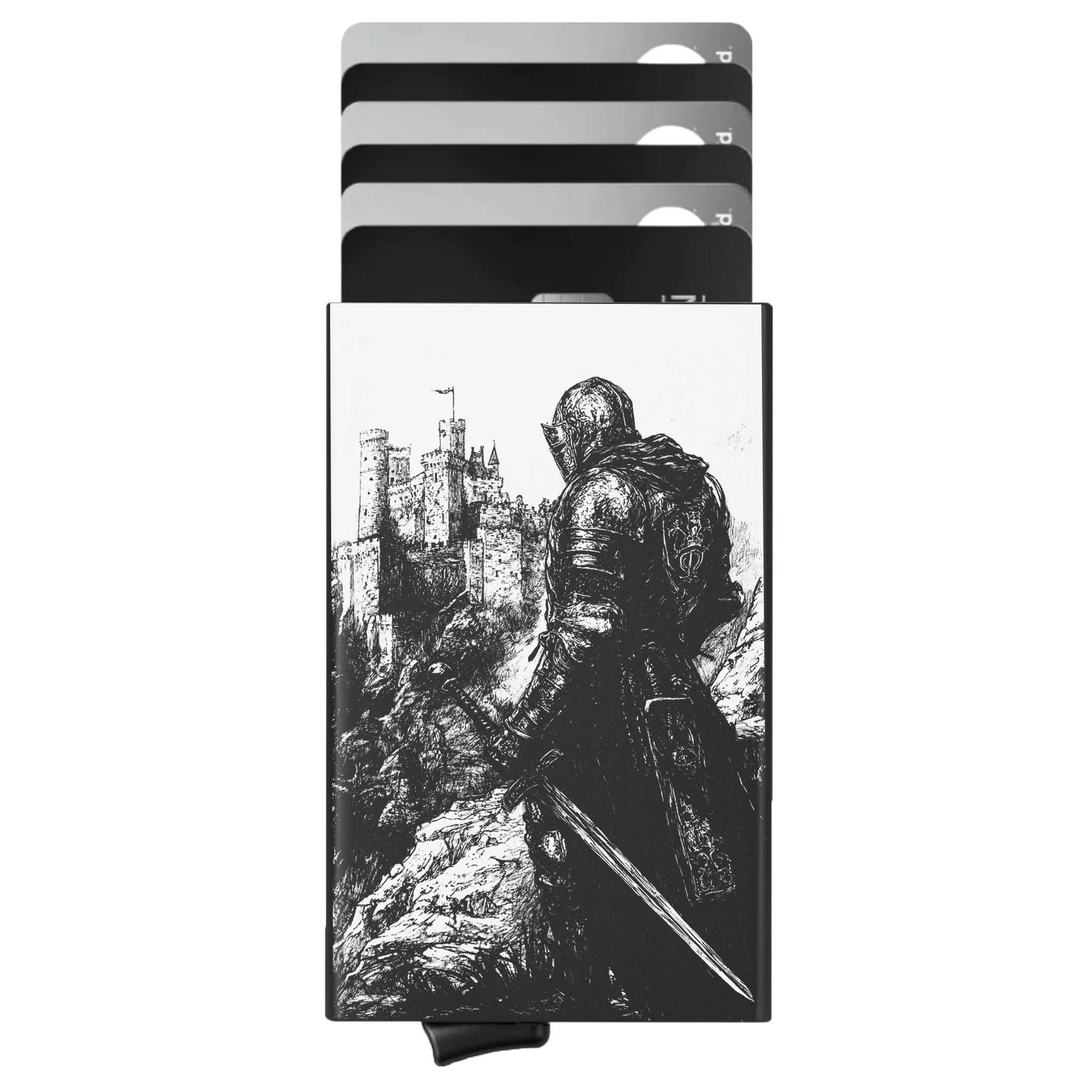 Porte-cartes personnalisé Chevalier