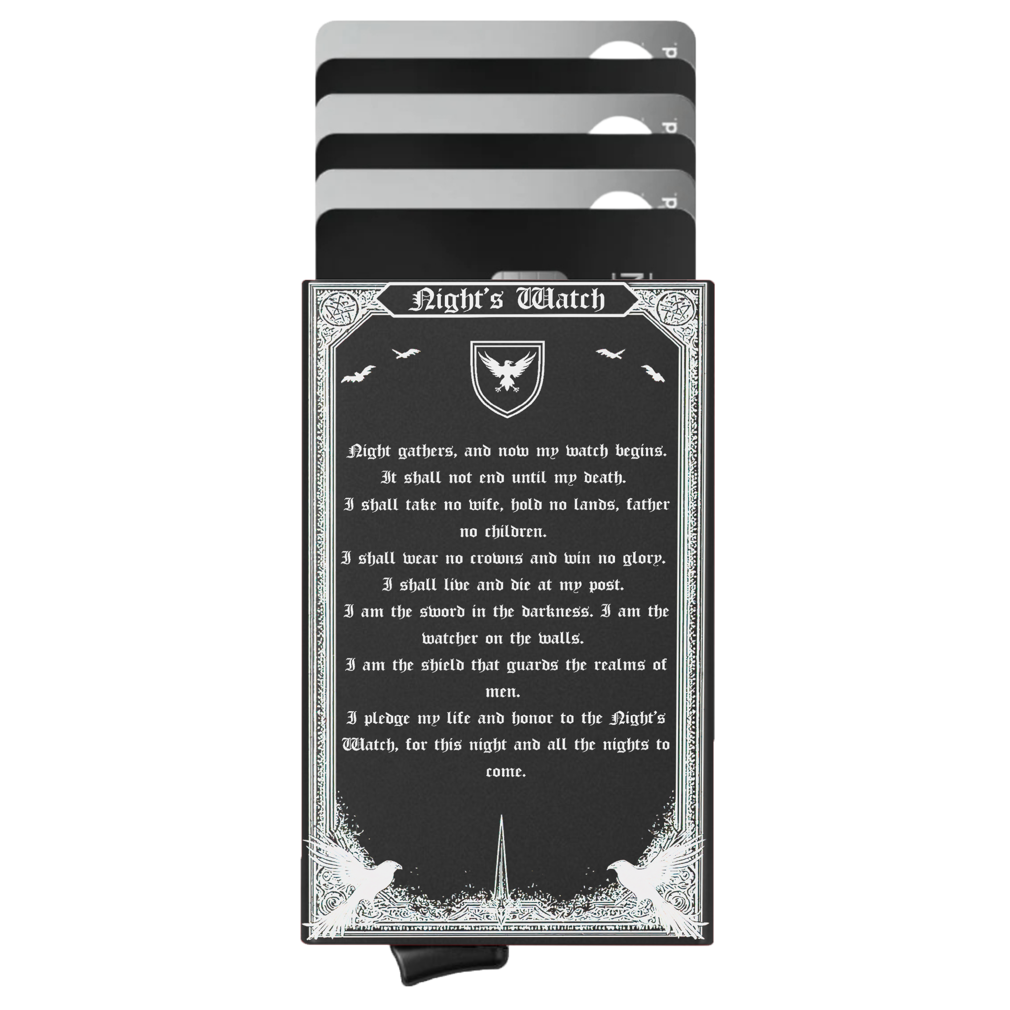 Porte-cartes personnalisé La Garde de Nuit
