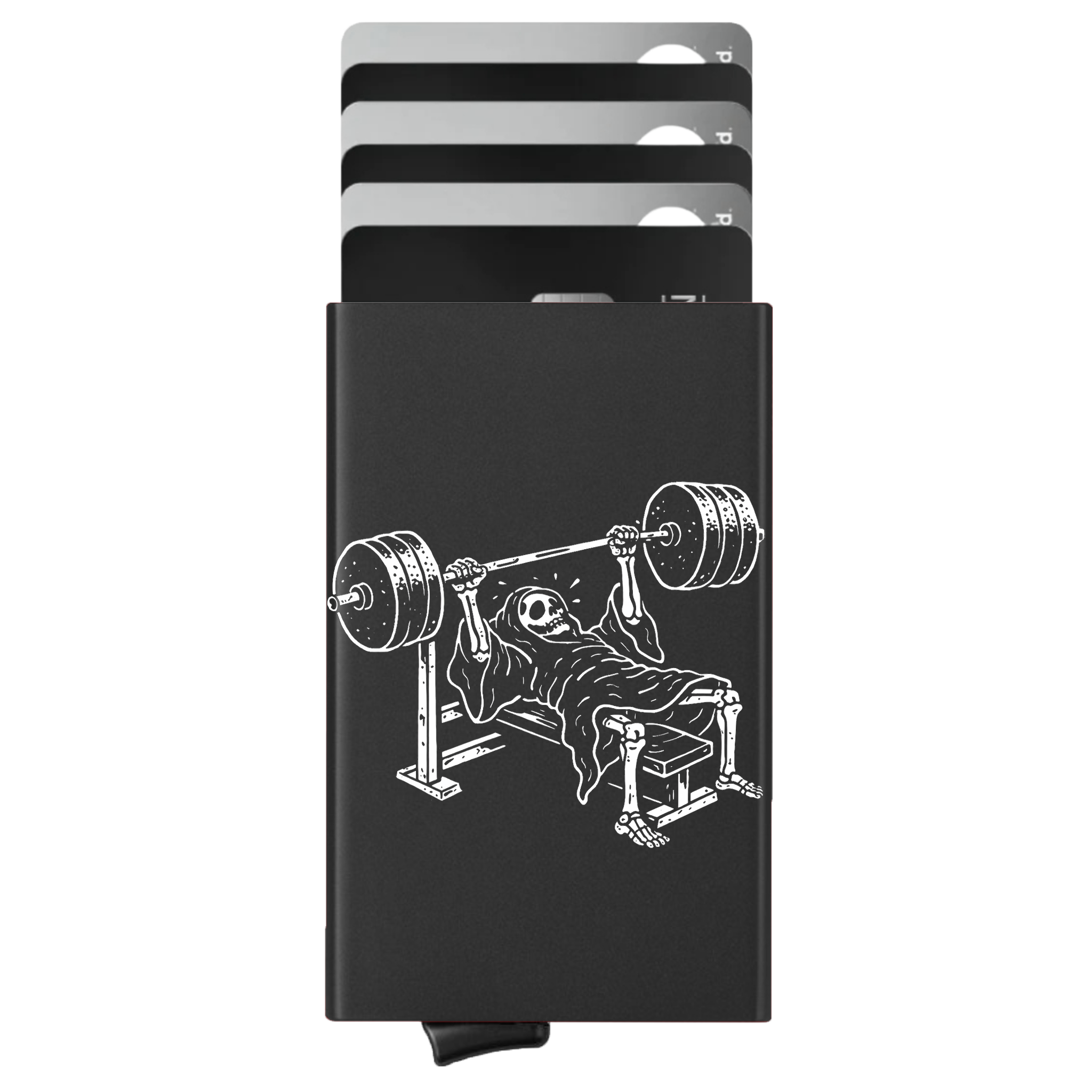 Porte-cartes personnalisé Le Musclé