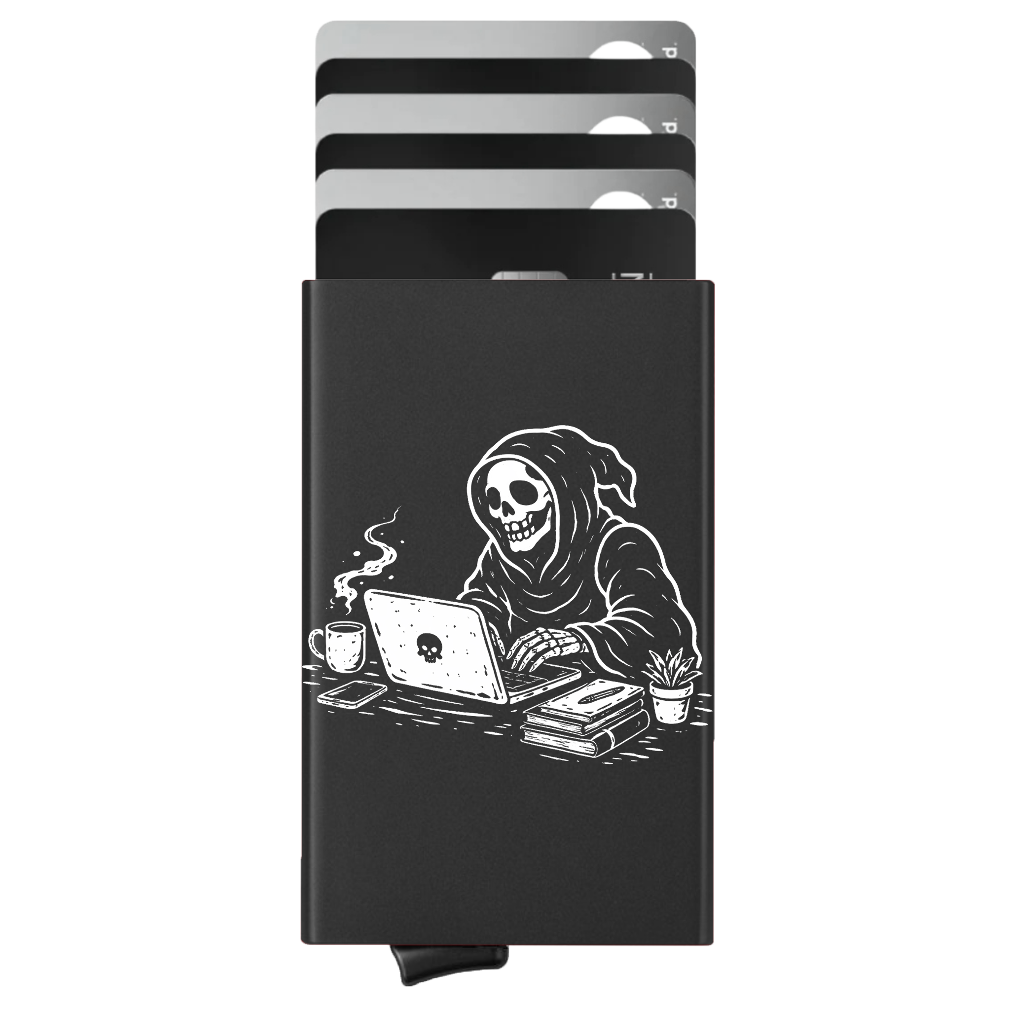 Porte-cartes personnalisé Le Bosseur