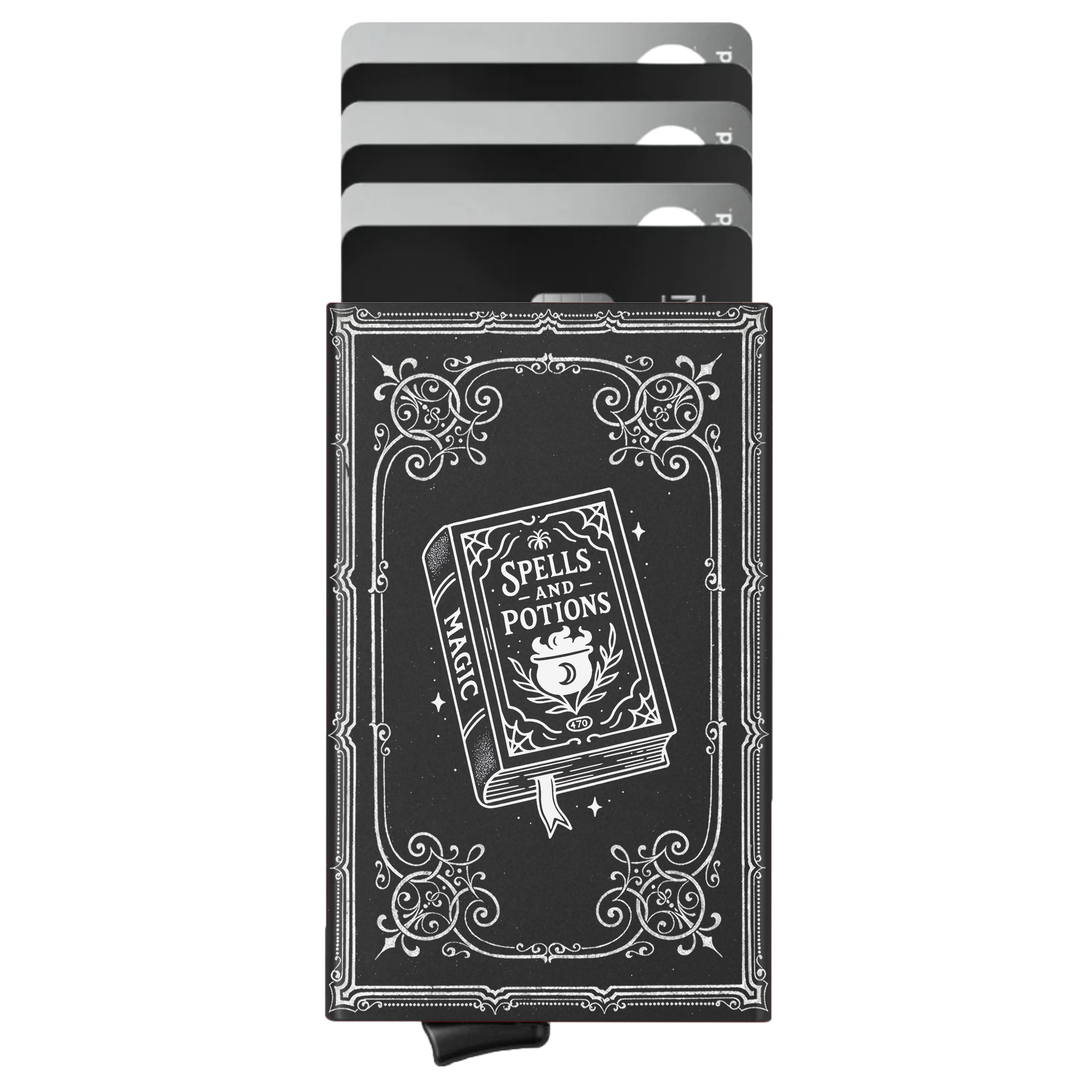 Porte-cartes personnalisé Grimoire