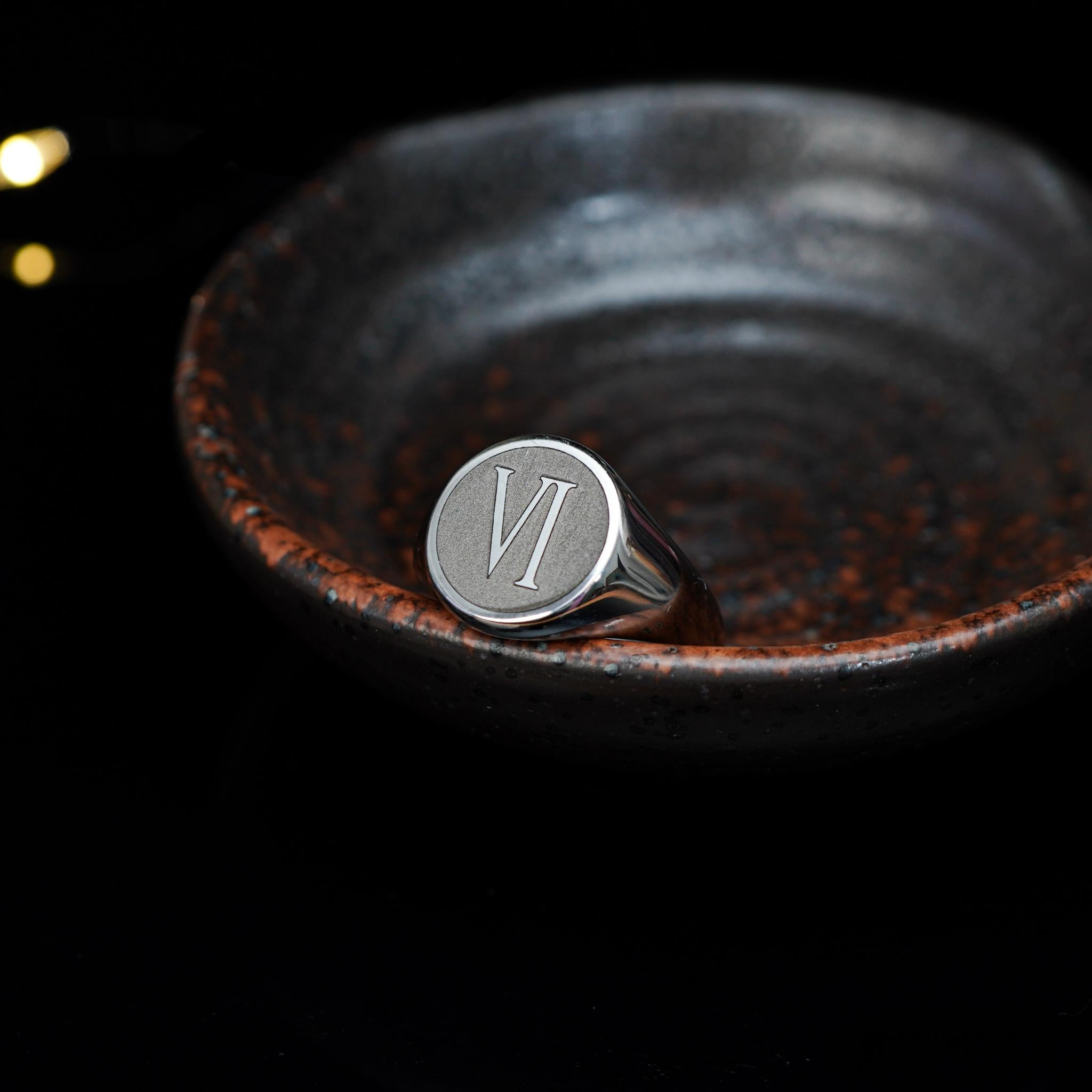 Bague Personnalisée Chiffres Romains