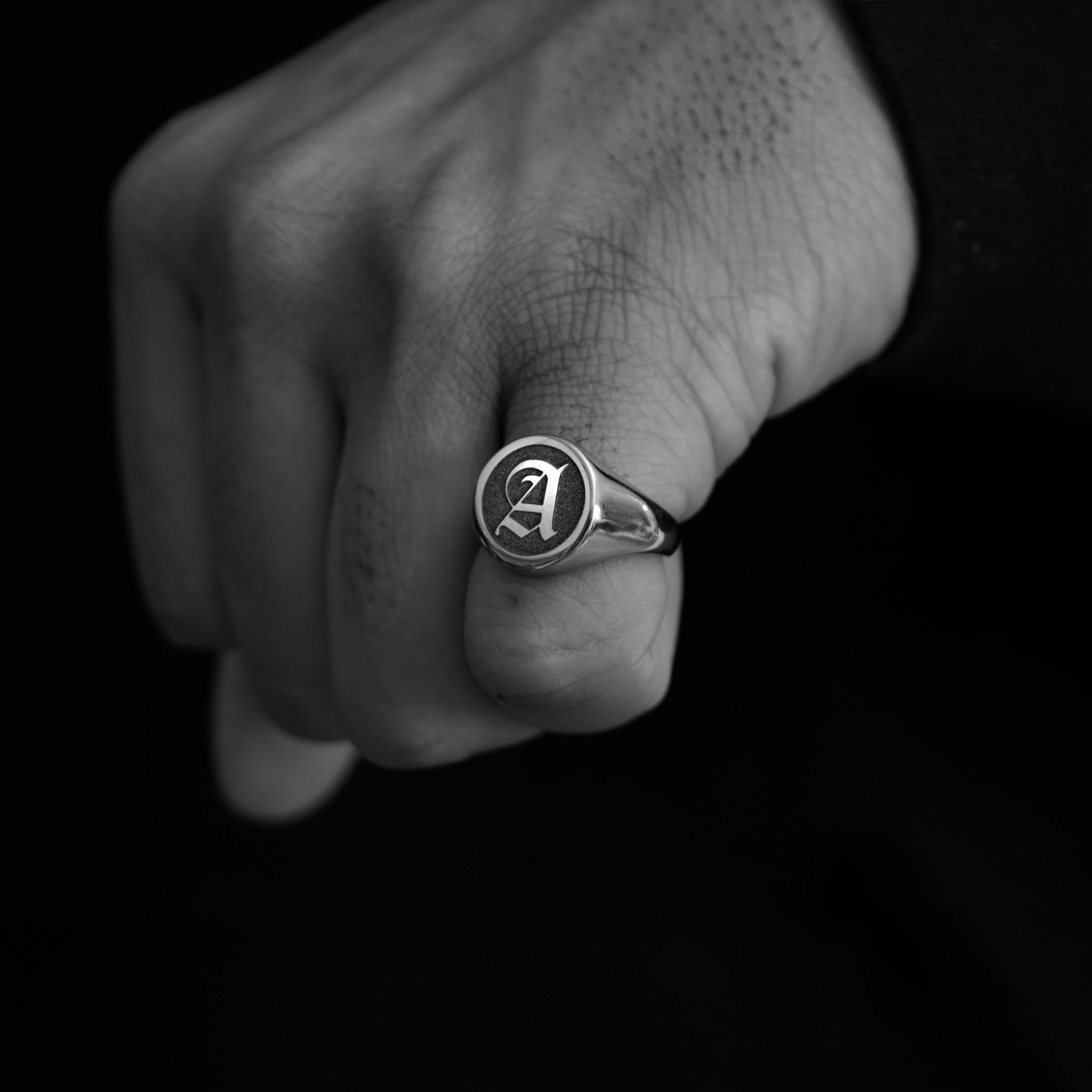 Bague Personnalisée avec initiale