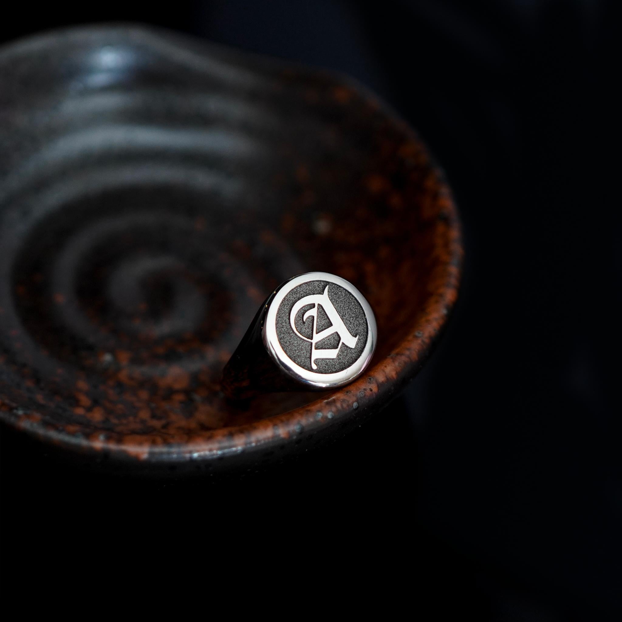 Bague Personnalisée avec initiale