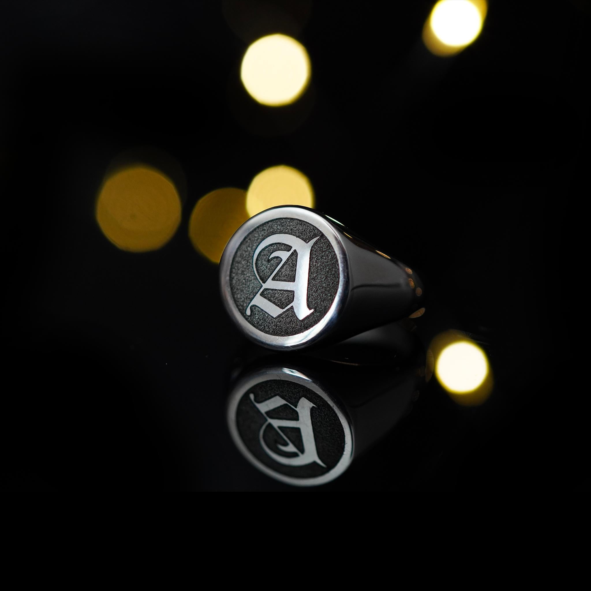 Bague Personnalisée avec initiale