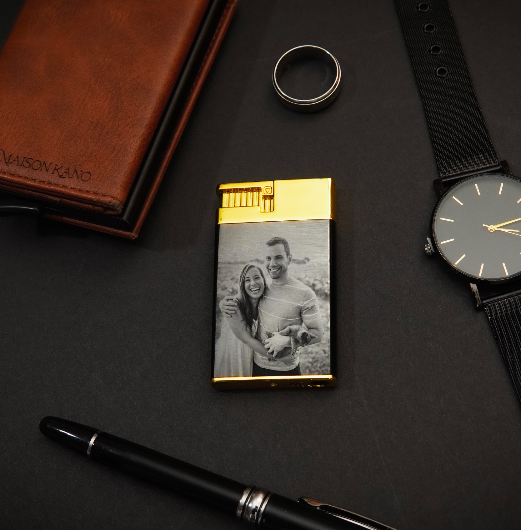 Briquet personnalisé photo