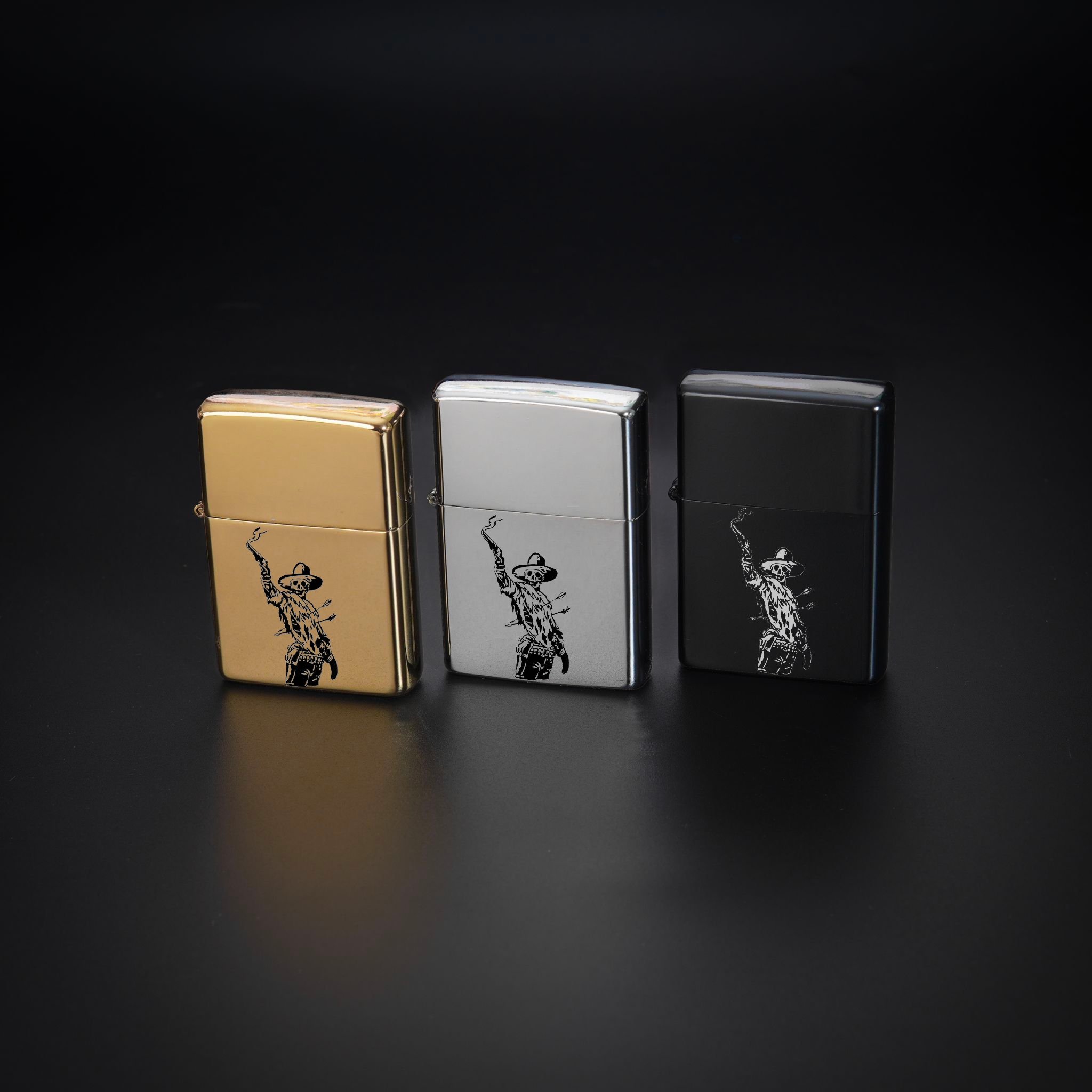Briquet essence Cow Boy