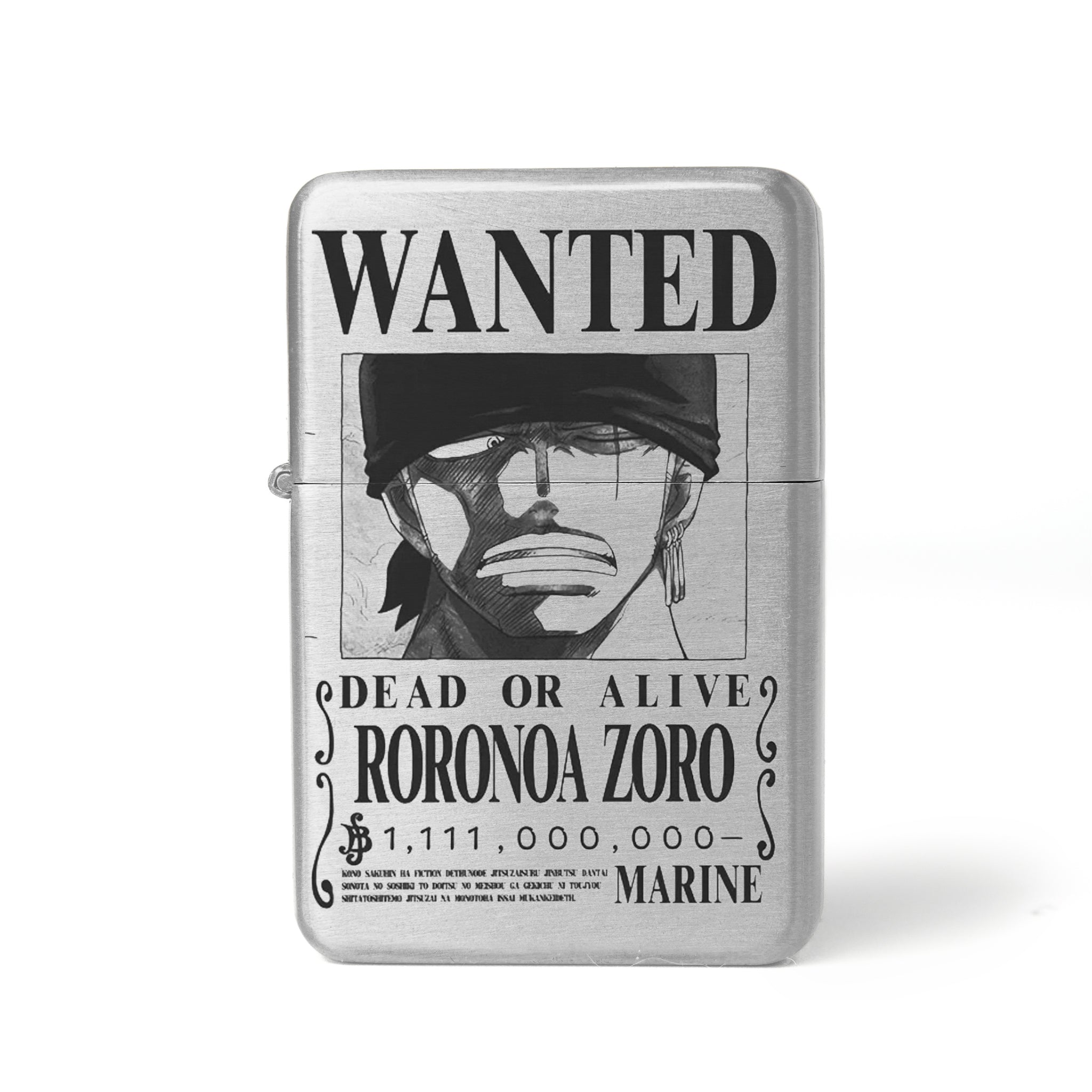 Briquet personnalisé Wanted essence