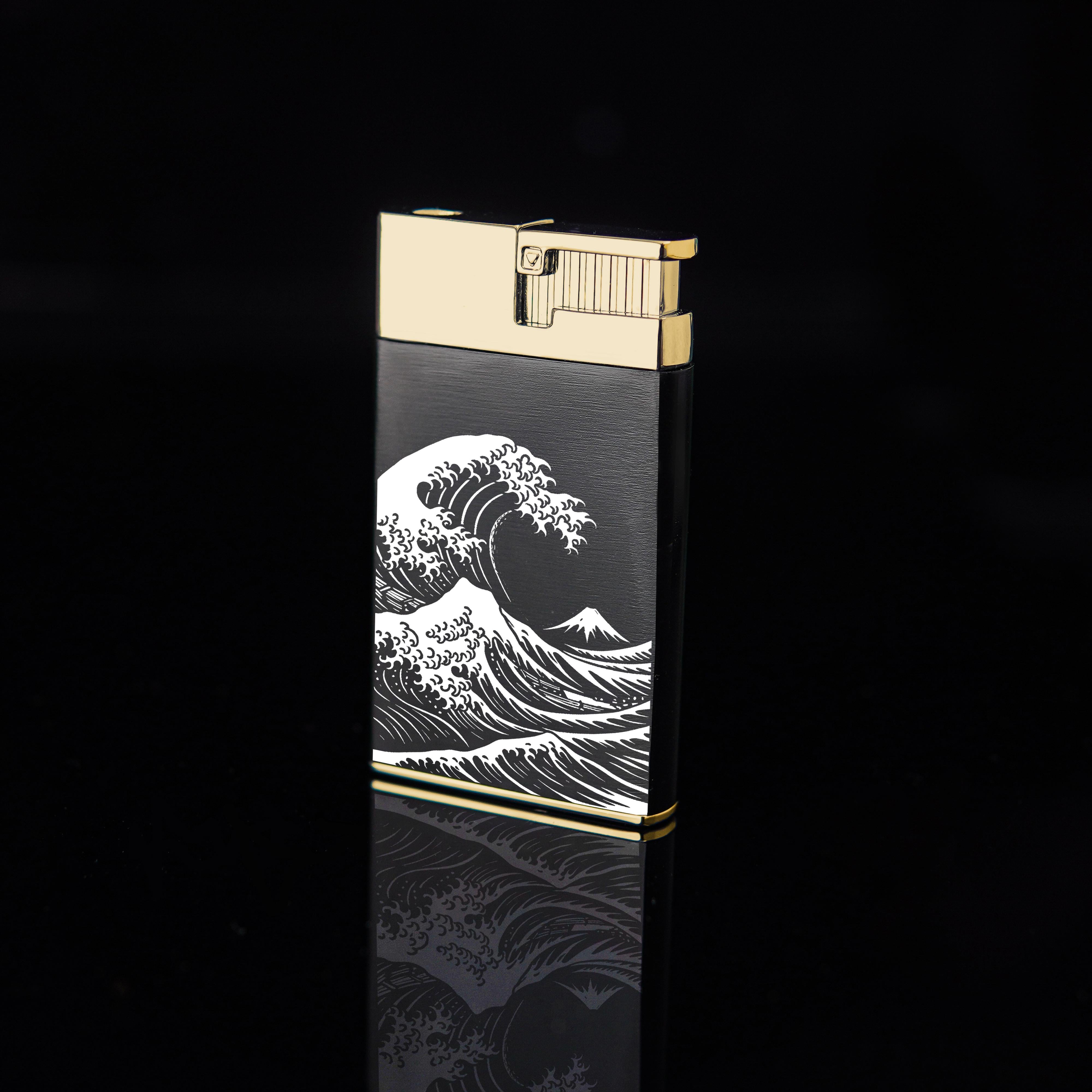 Briquet tempête gaz La Grande Vague-MAISON KANO