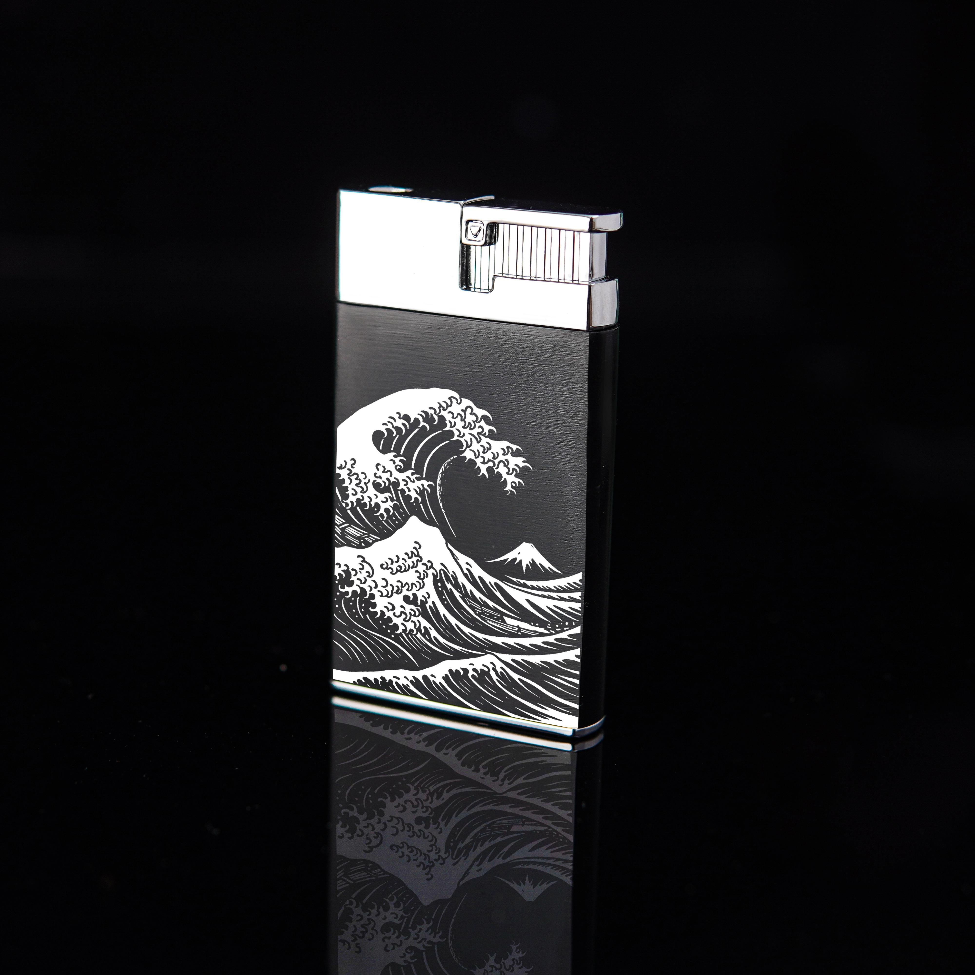 Briquet tempête gaz La Grande Vague-MAISON KANO