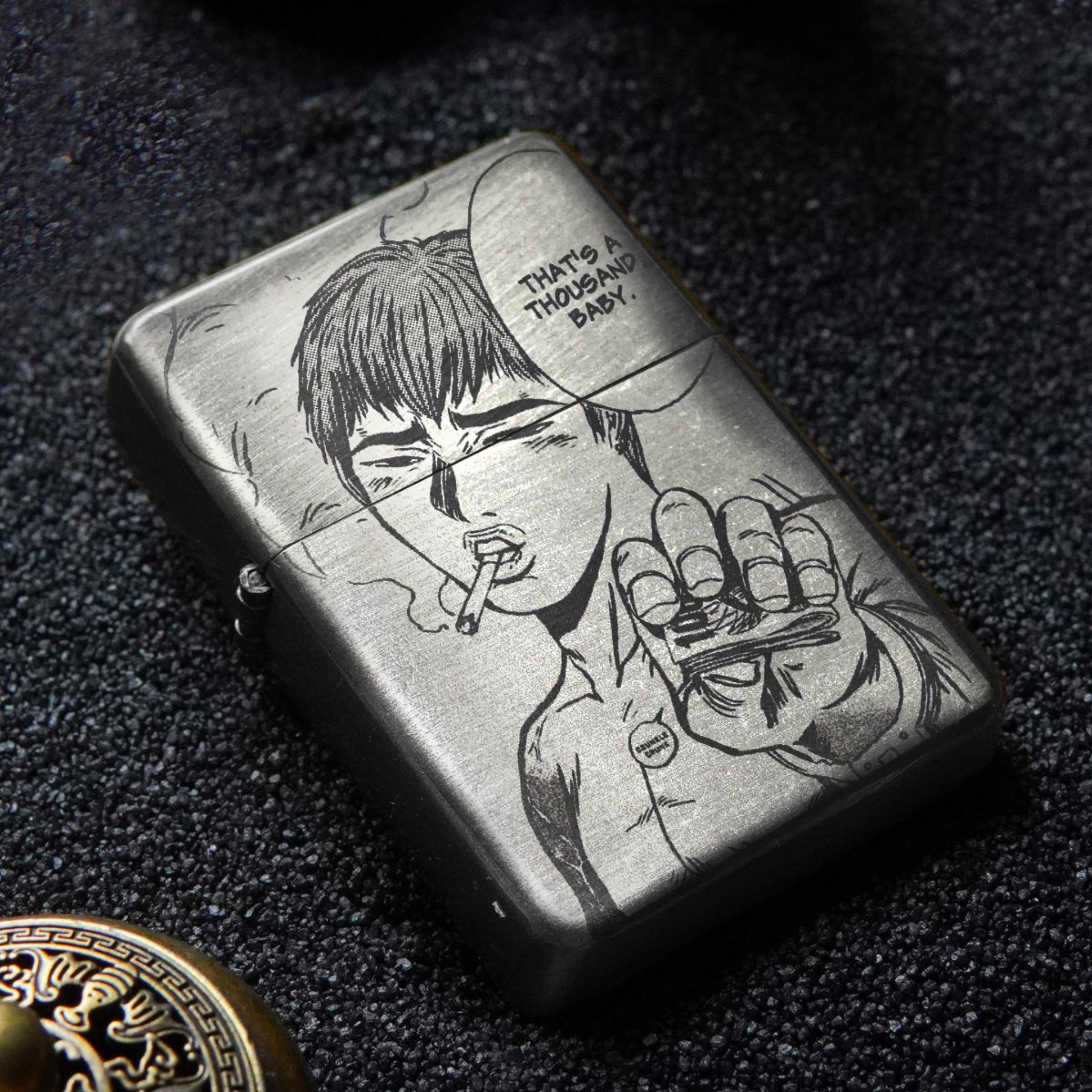 Briquet personnalisé essence avec photo