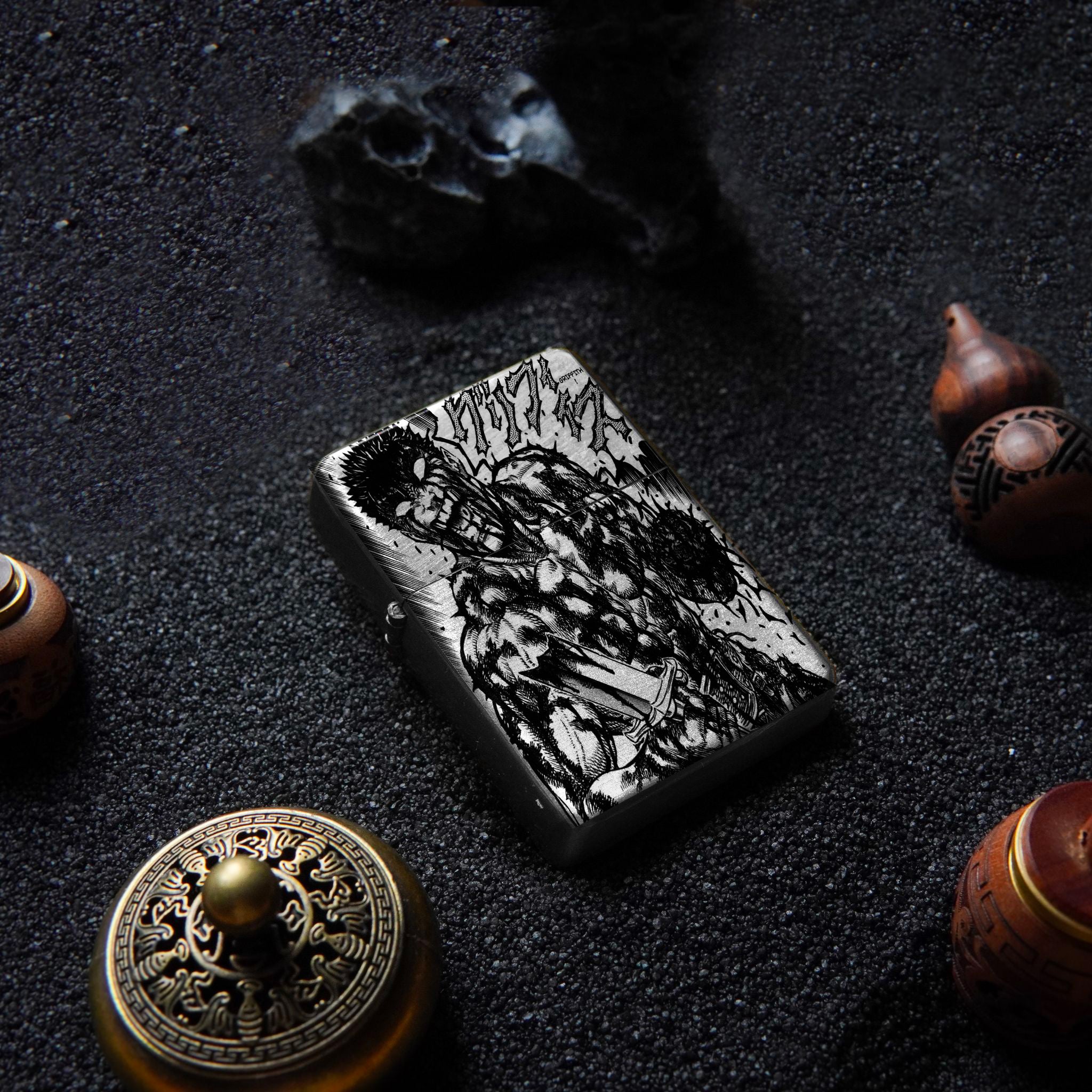Briquet personnalisé essence avec photo