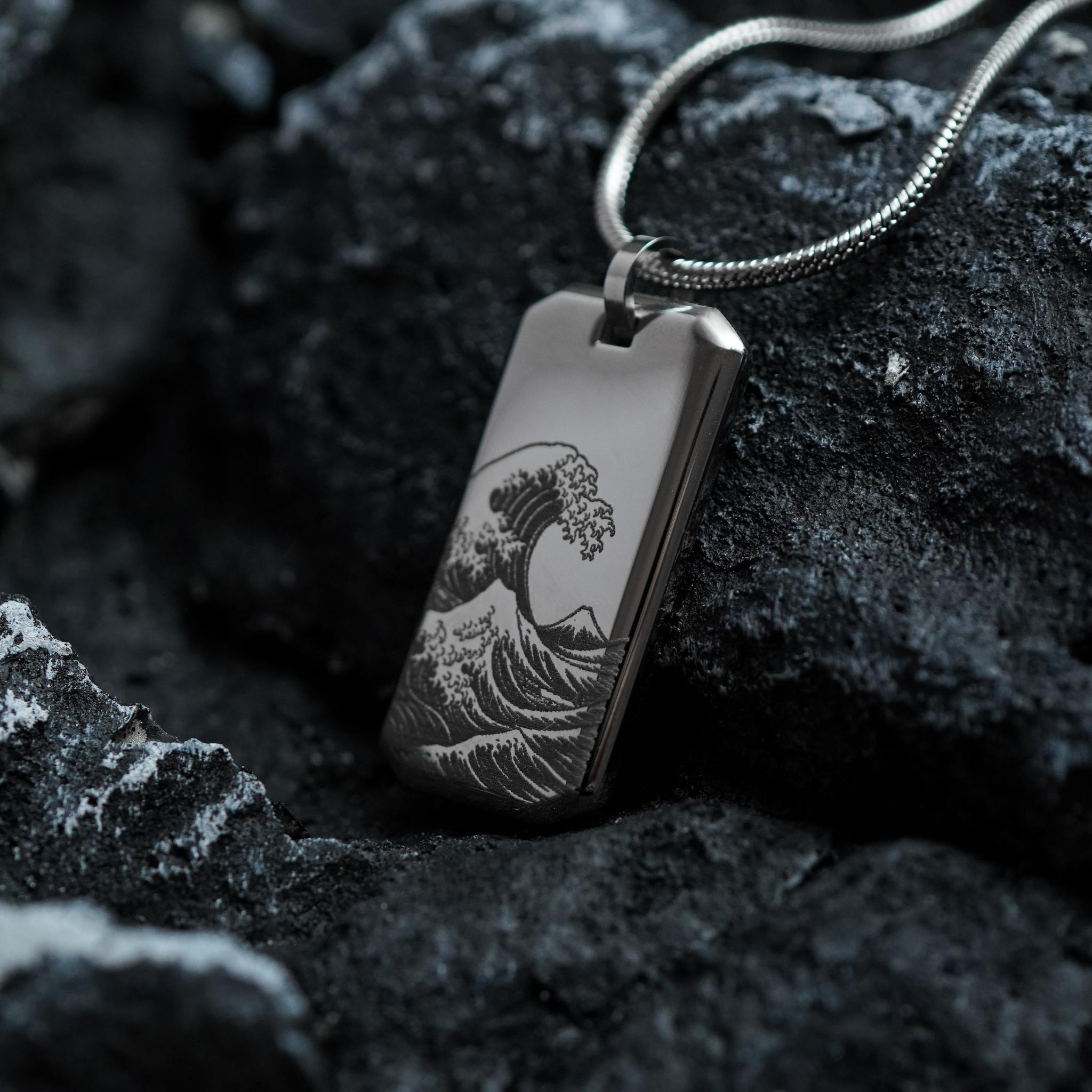 Collier avec pendentif Grande Vague