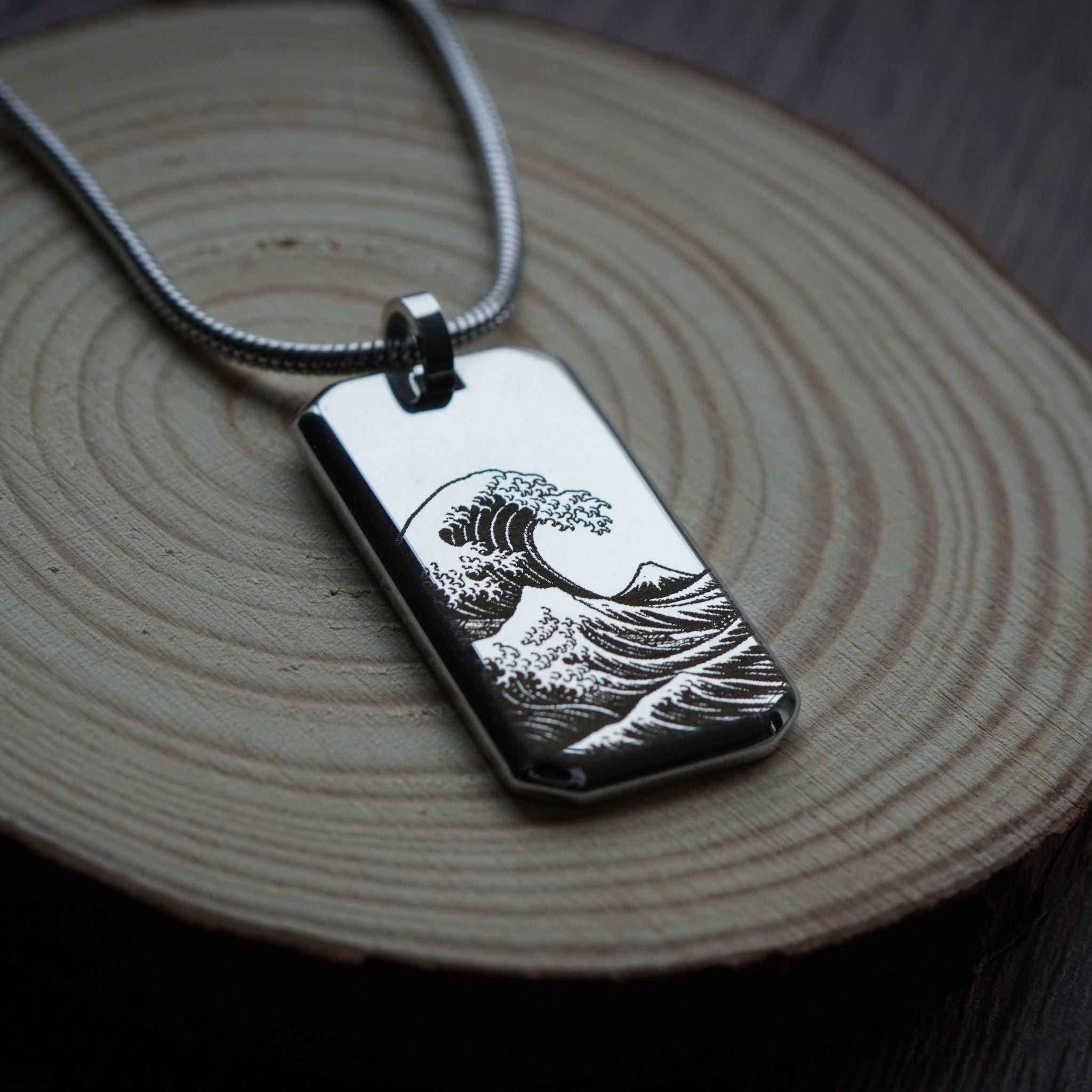 Collier avec pendentif Grande Vague