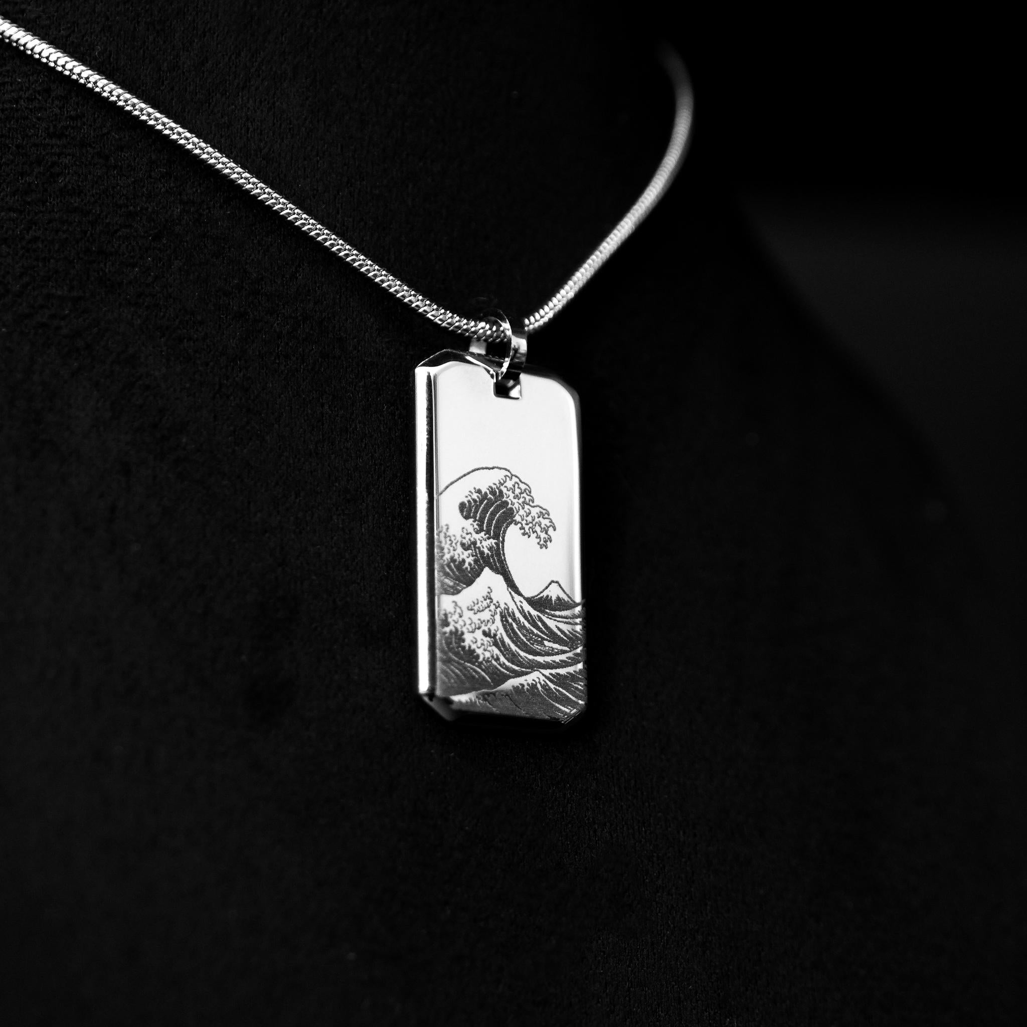 Collier avec pendentif Grande Vague