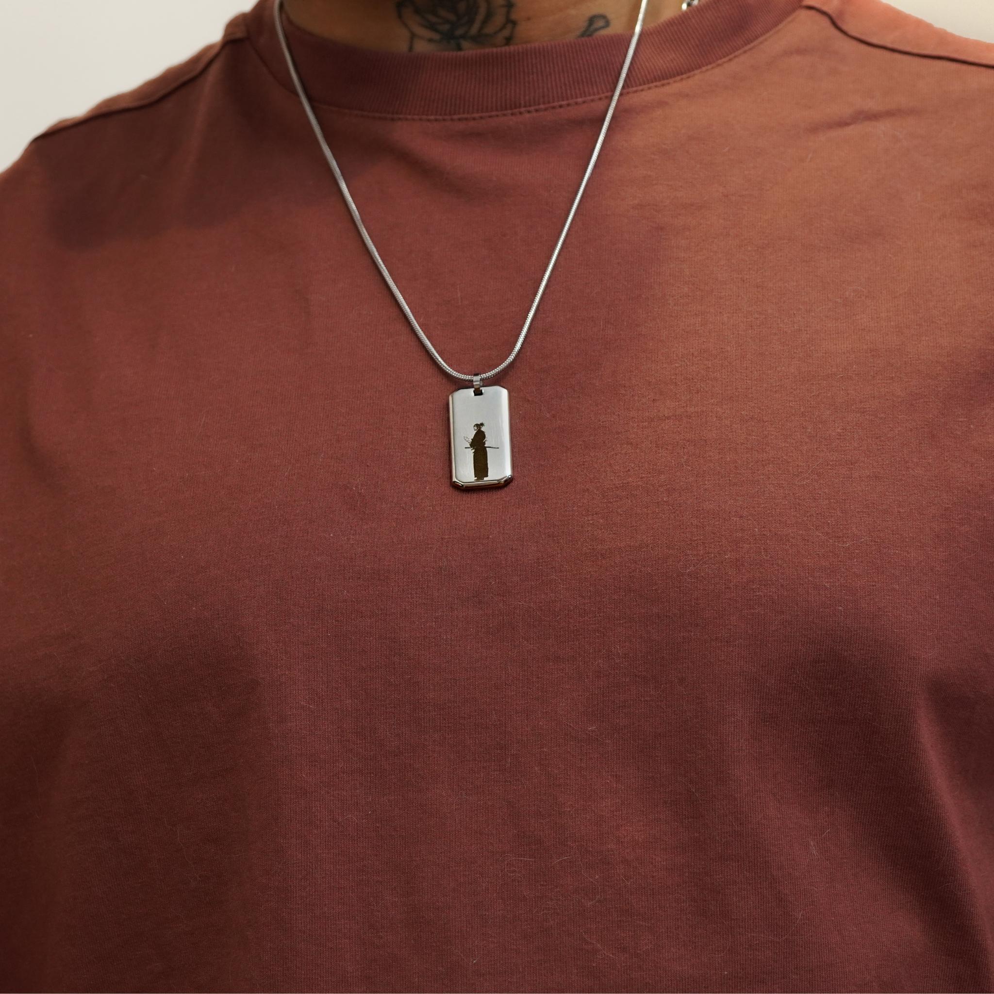 Collier avec pendentif Miyamoto Musashi