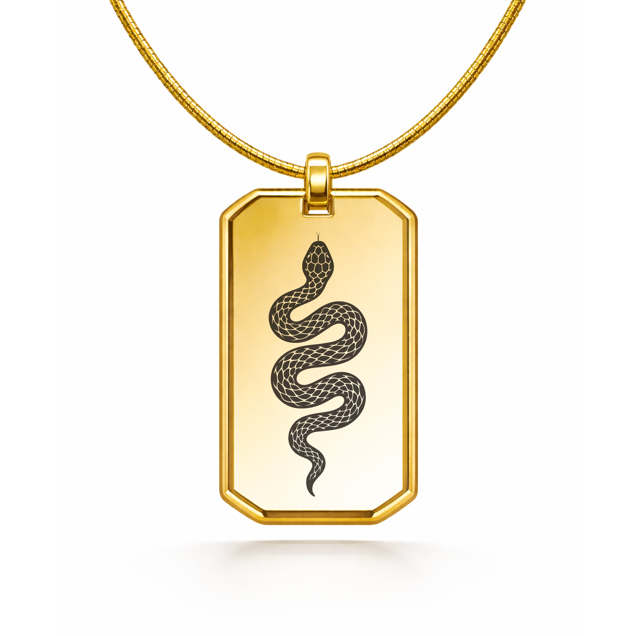 Collier avec pendentif Serpent