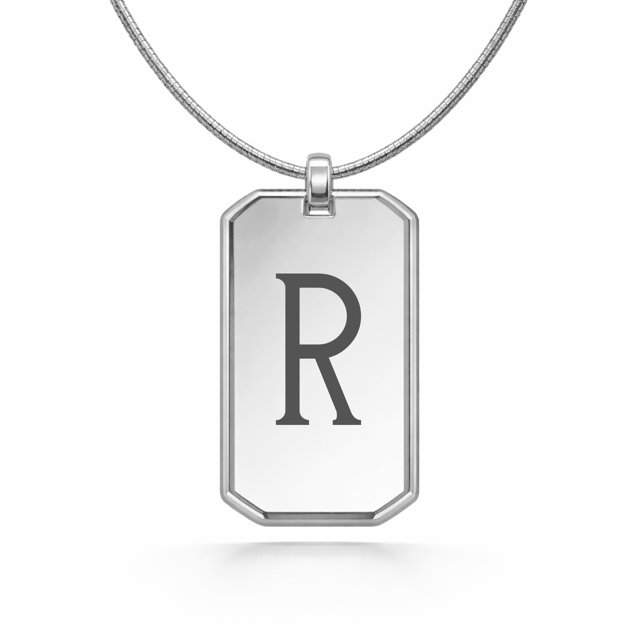 Collier avec pendentif Votre Initiale