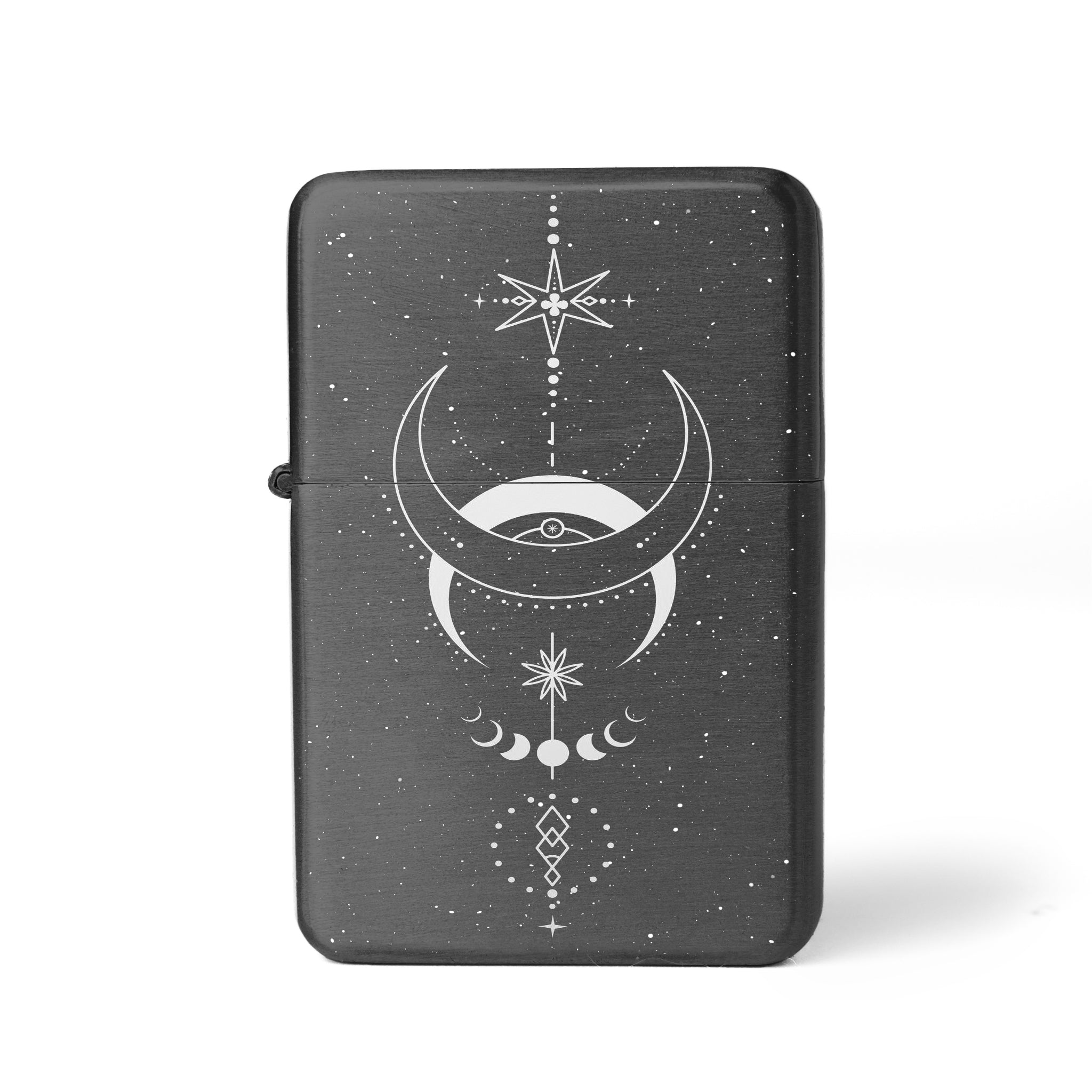 Briquet personnalisé Croissant de Lune - Briquet Witchy