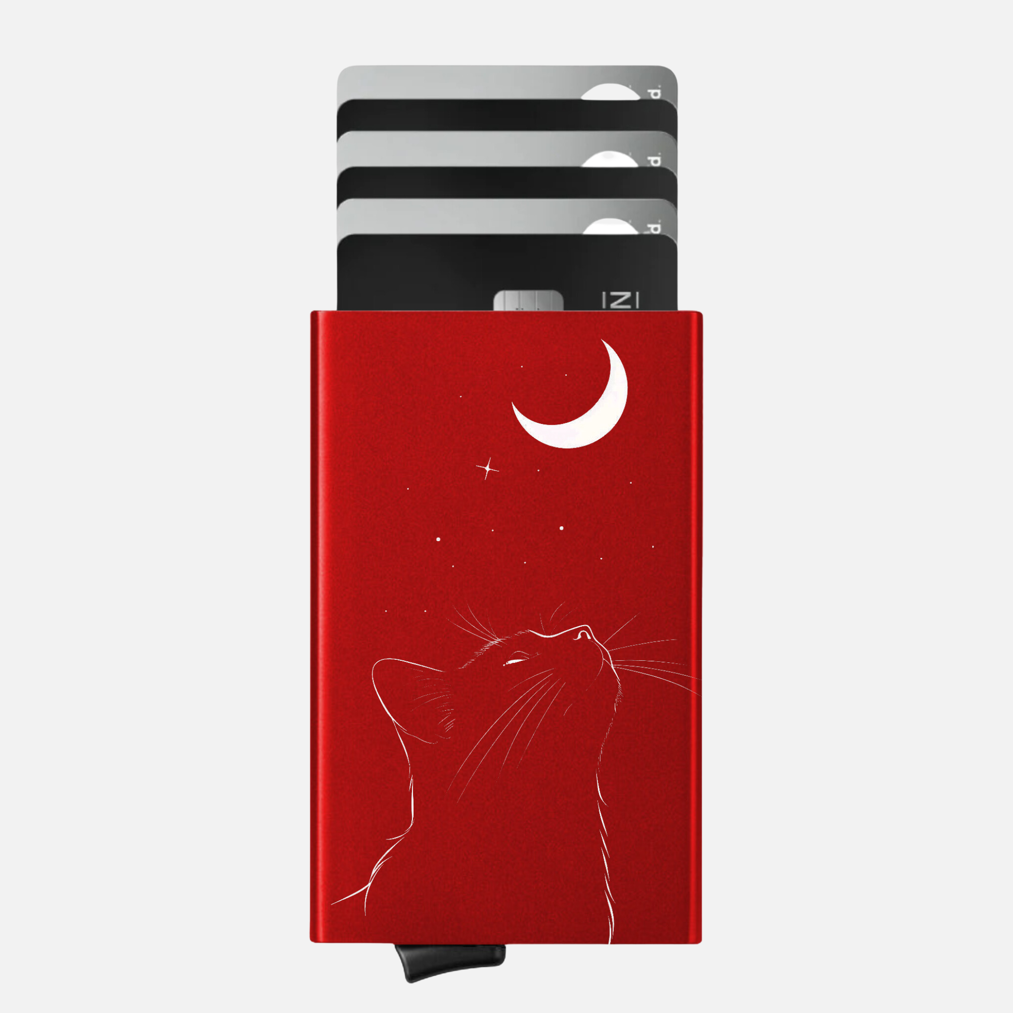 Porte-cartes Chat Lune