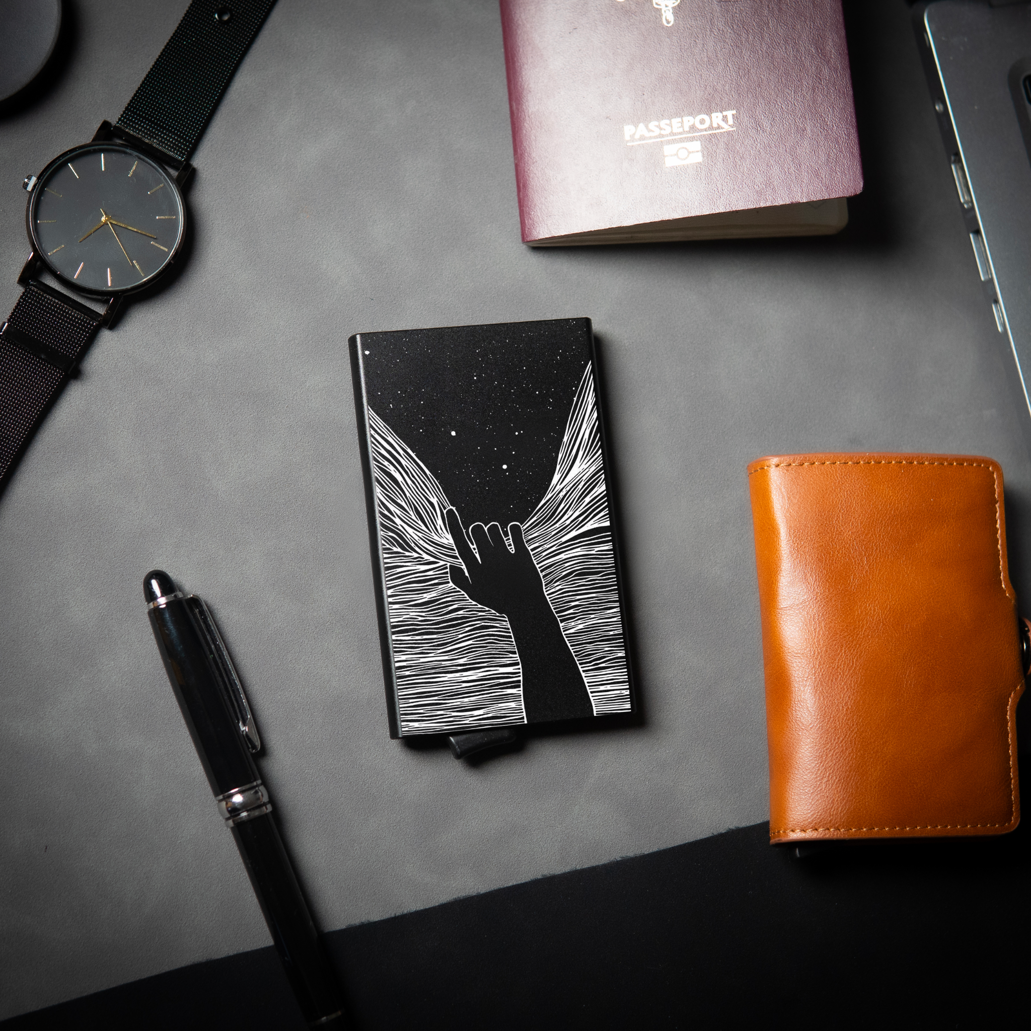 Porte-cartes Main