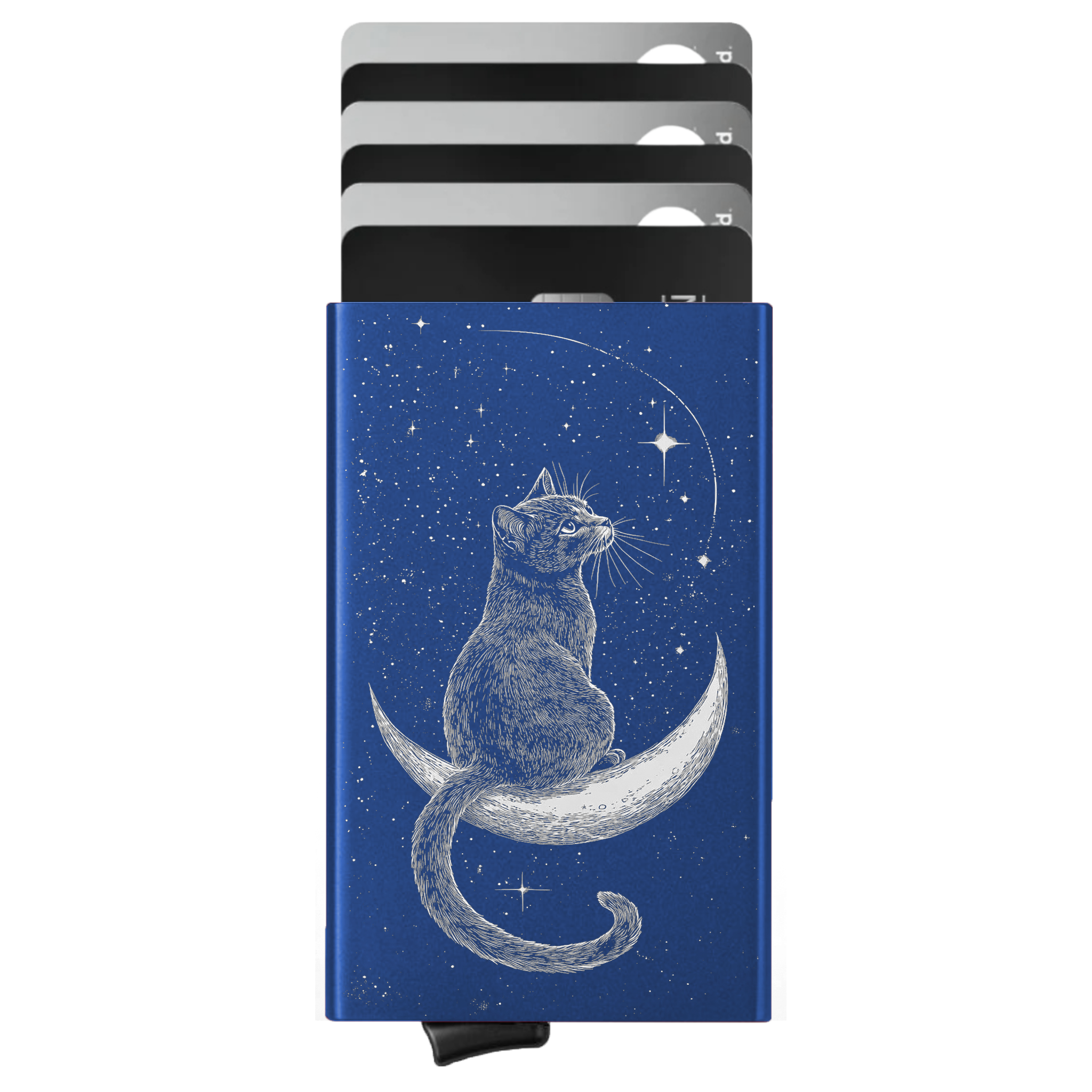 Porte-cartes personnalisé Chat Noir