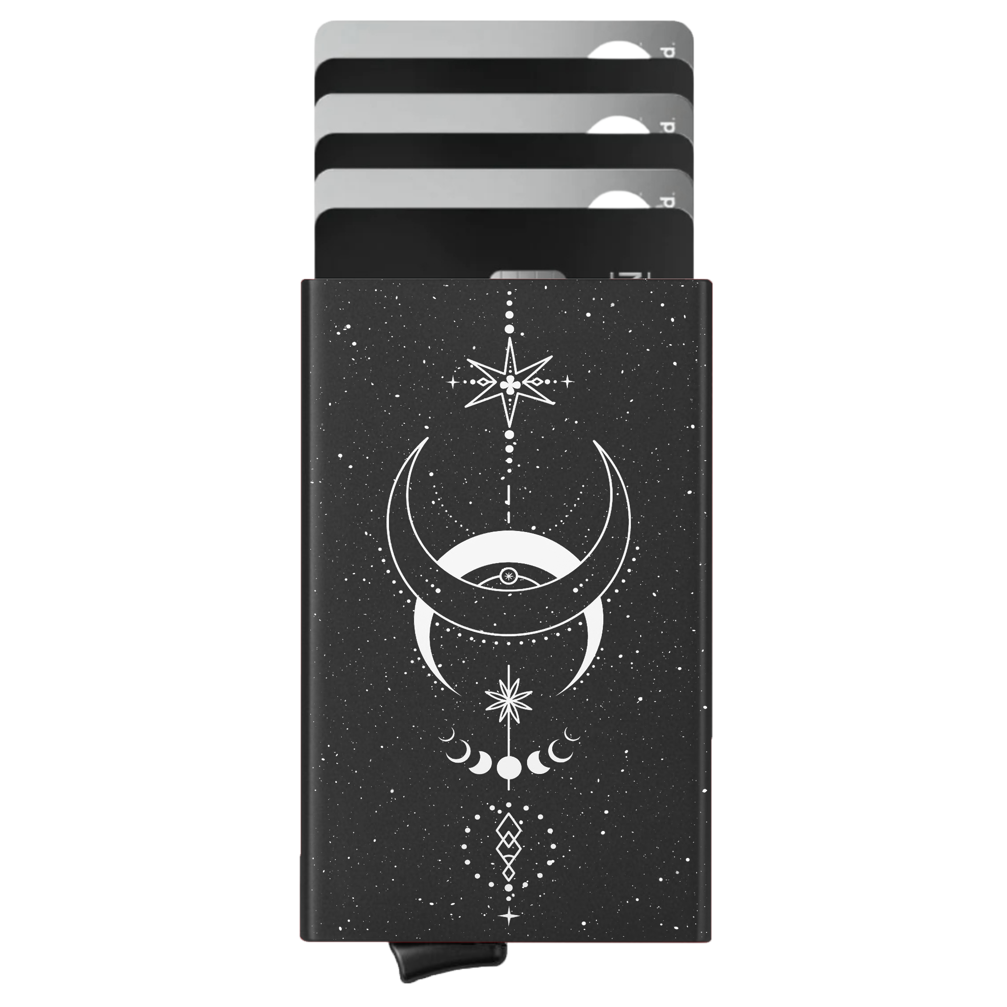 Porte-cartes personnalisé Croissant de Lune