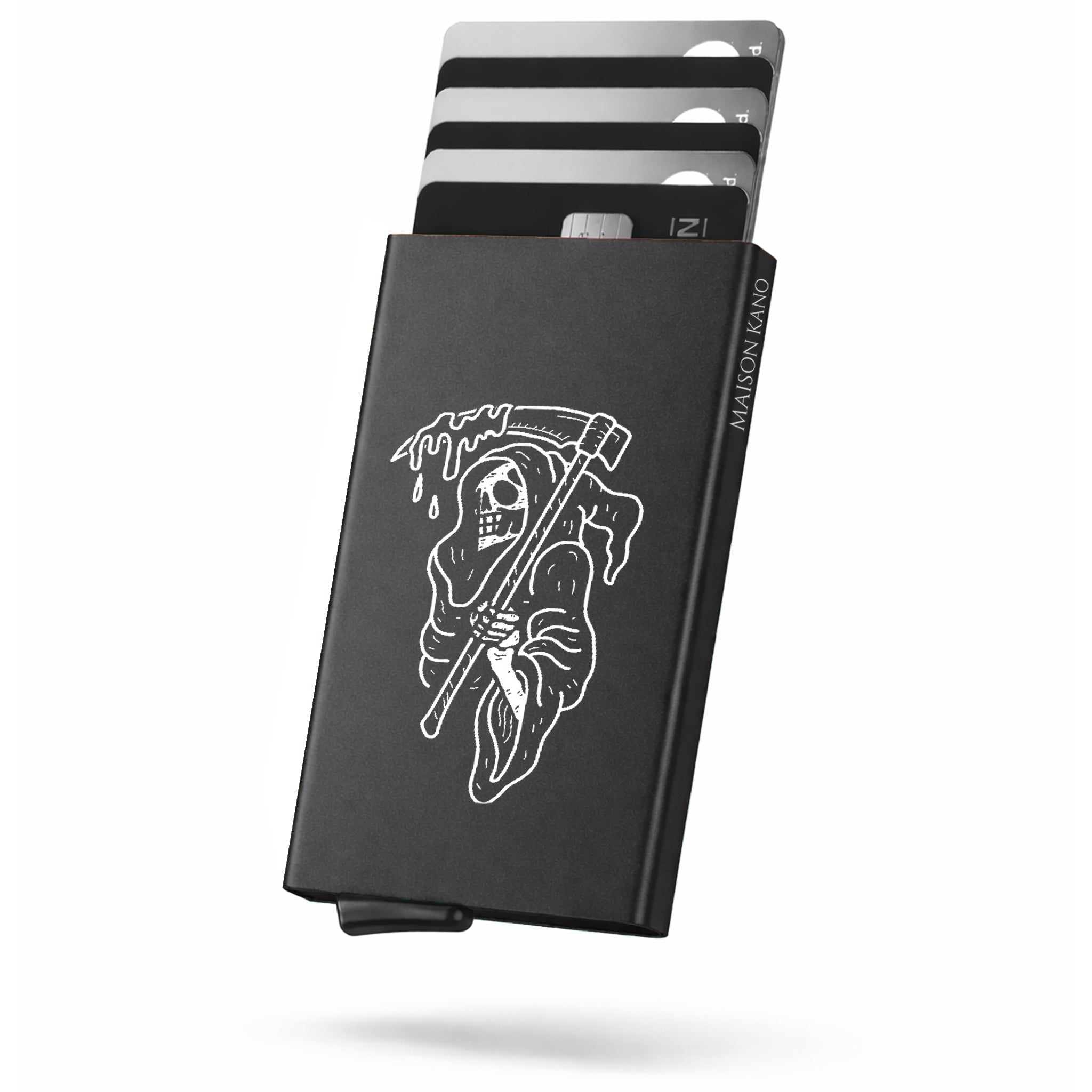 Porte-cartes personnalisé La Faucheuse