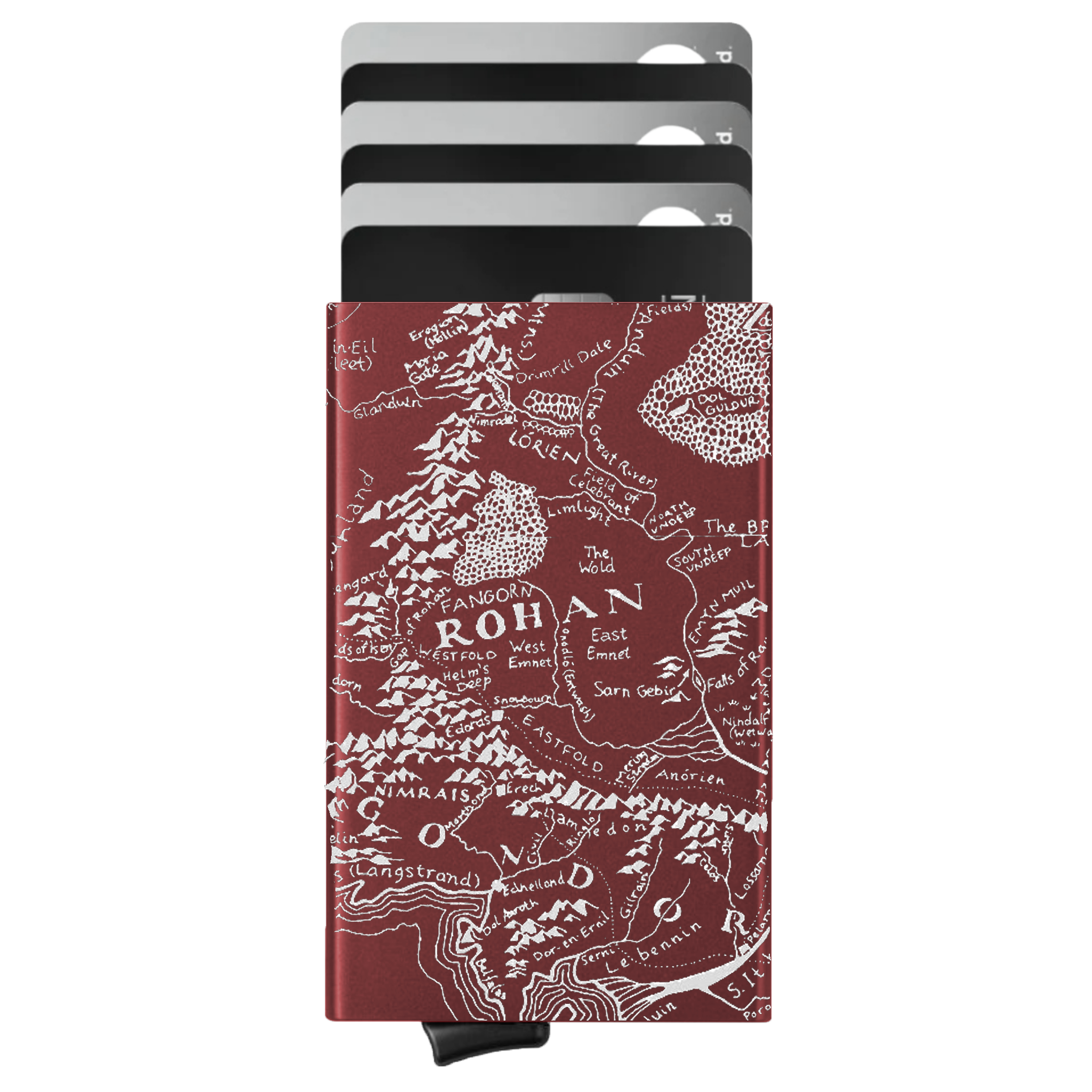 Porte-cartes personnalisé La Terre du Milieu