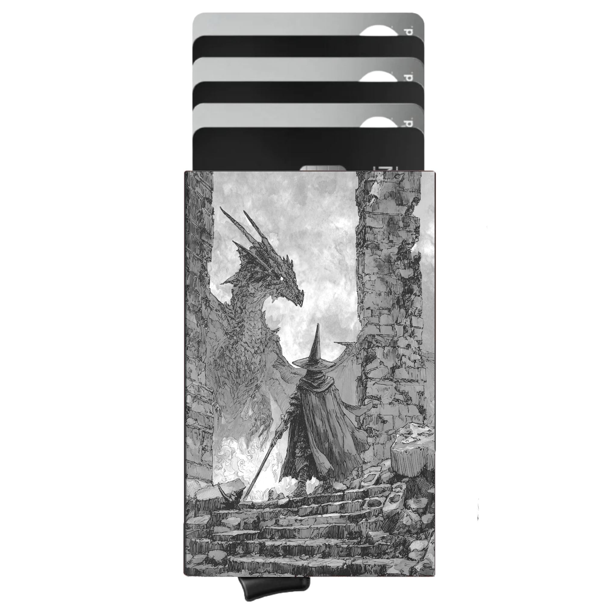 Porte-cartes personnalisé Le Mage Solitaire