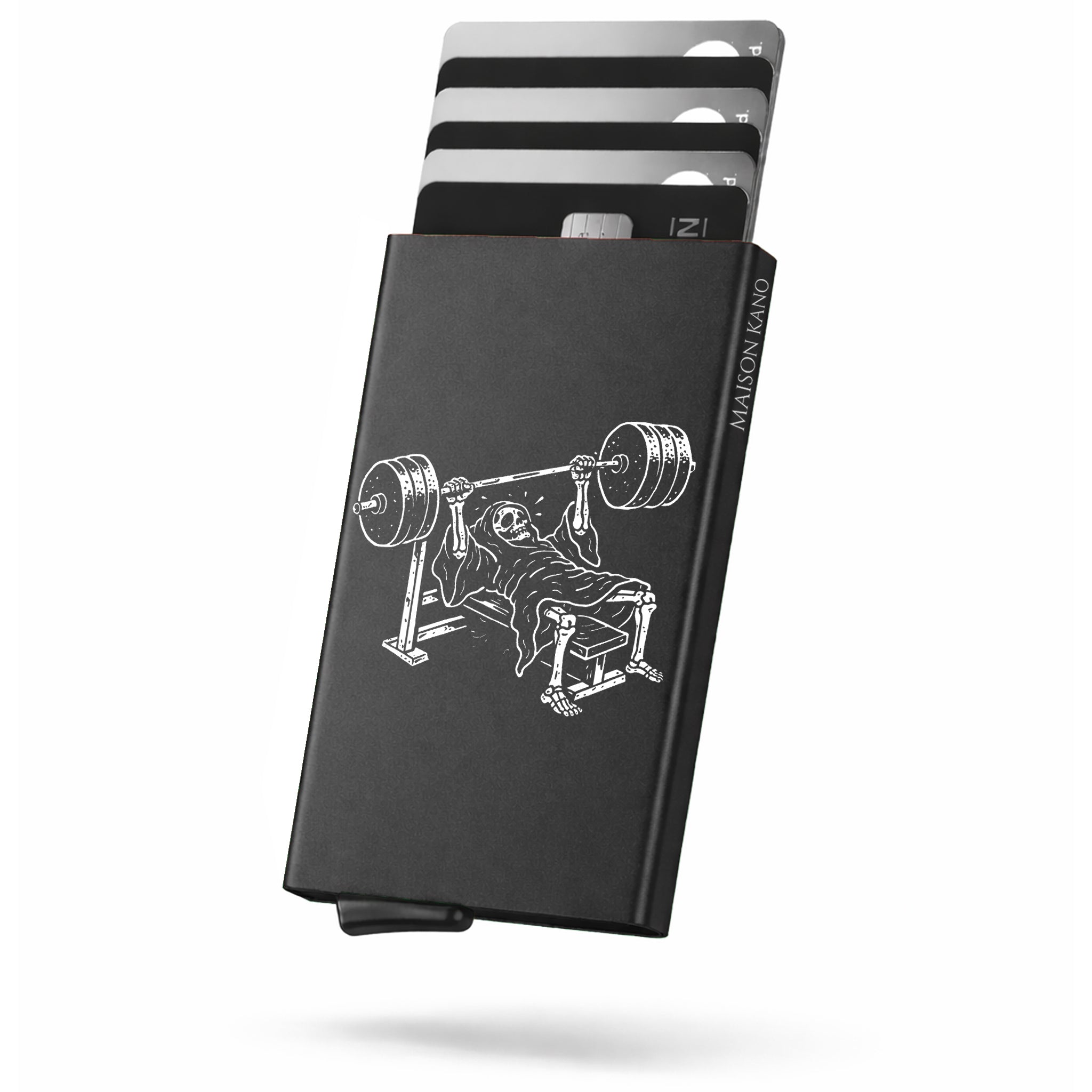 Porte-cartes personnalisé Le Musclé