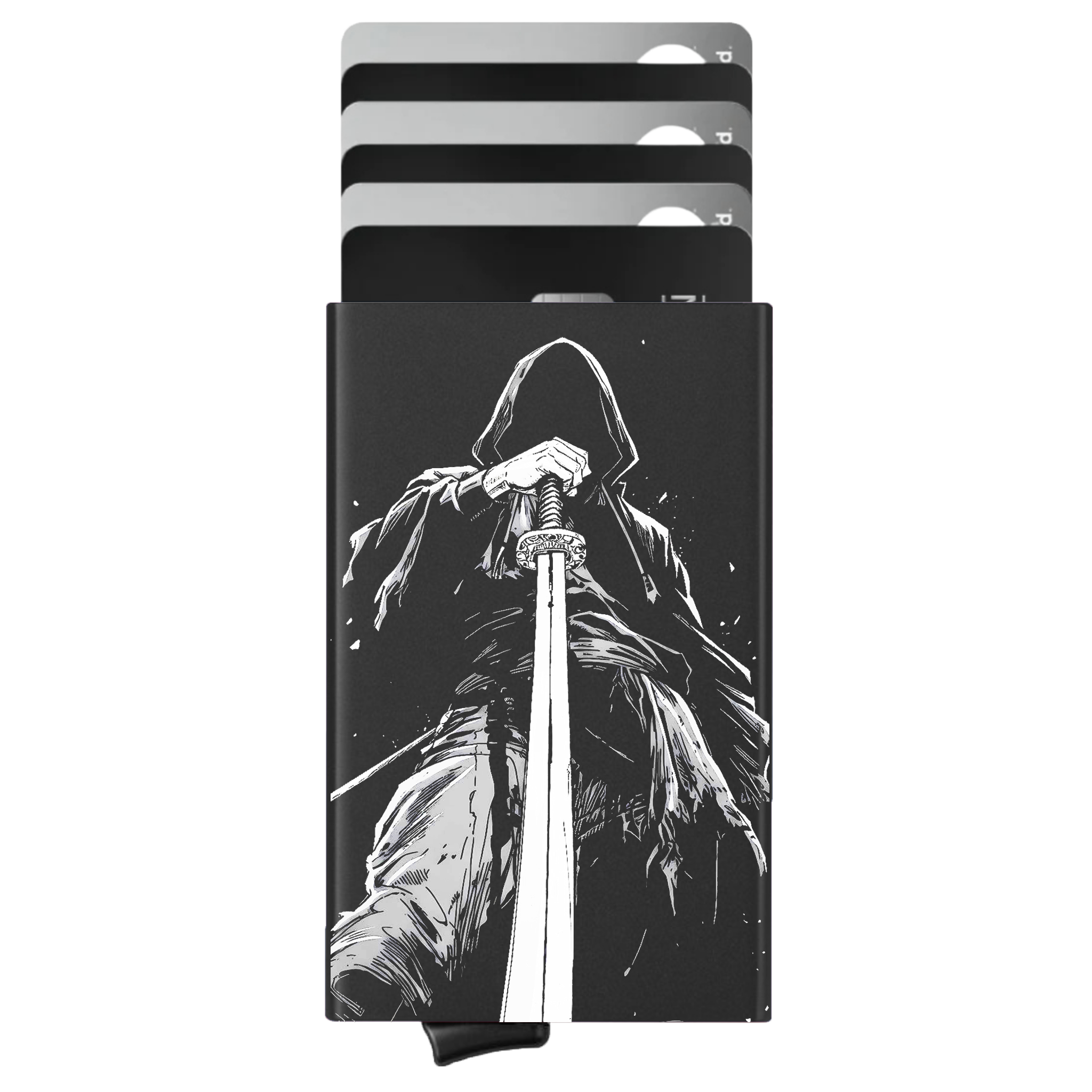 Porte-cartes personnalisé Le Veilleur Noir