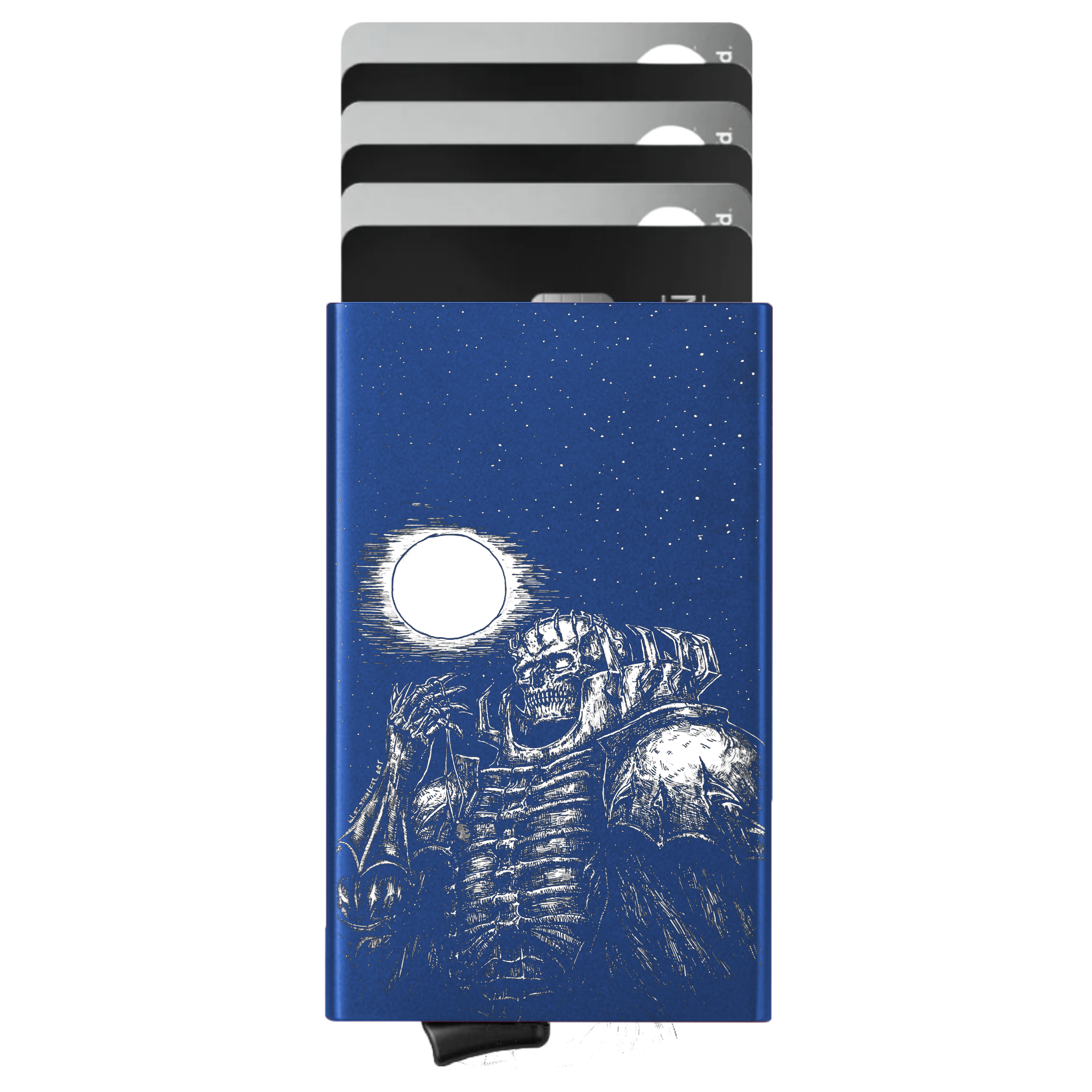 Porte-cartes personnalisé Skull Knight