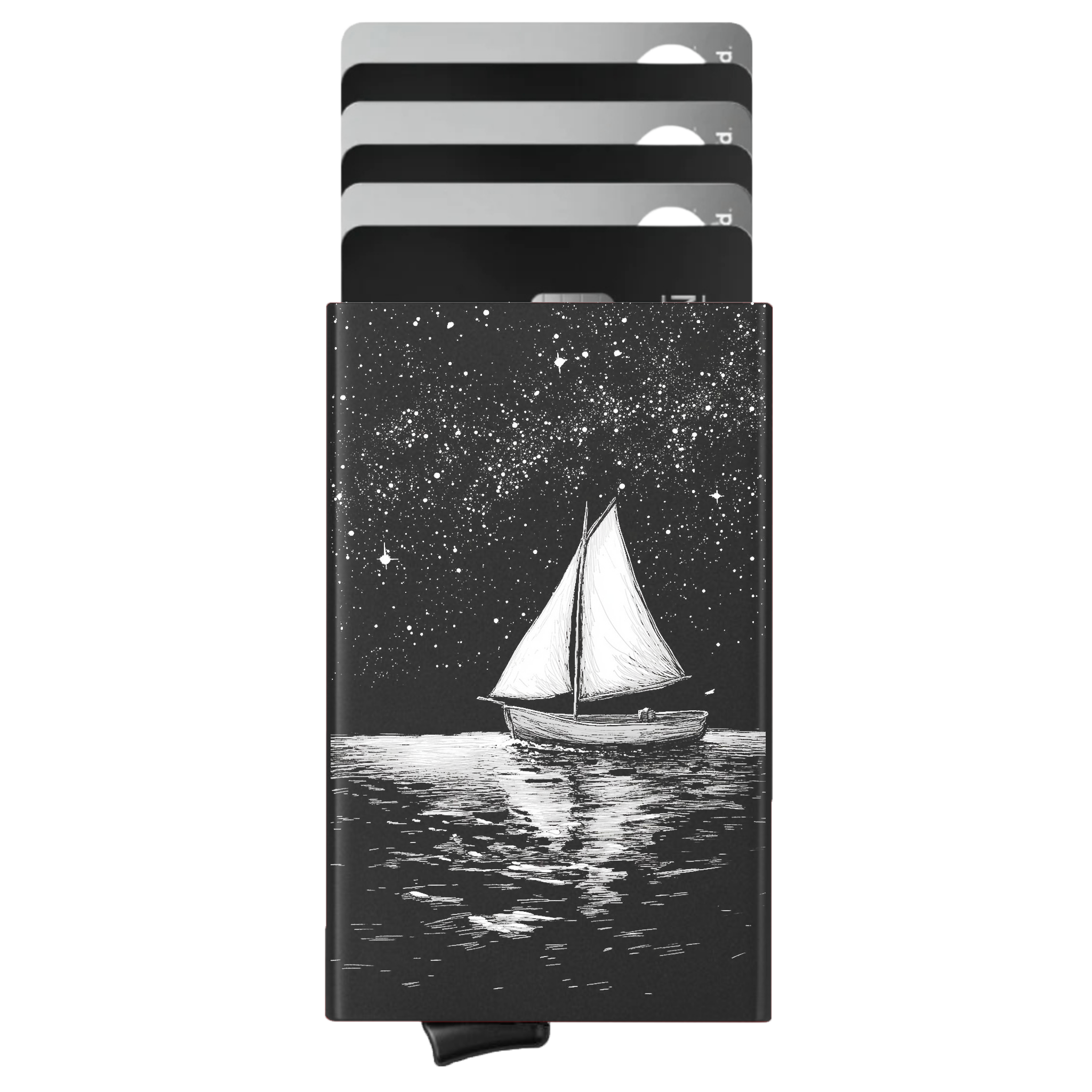 Porte-cartes personnalisé Traversée nocturne